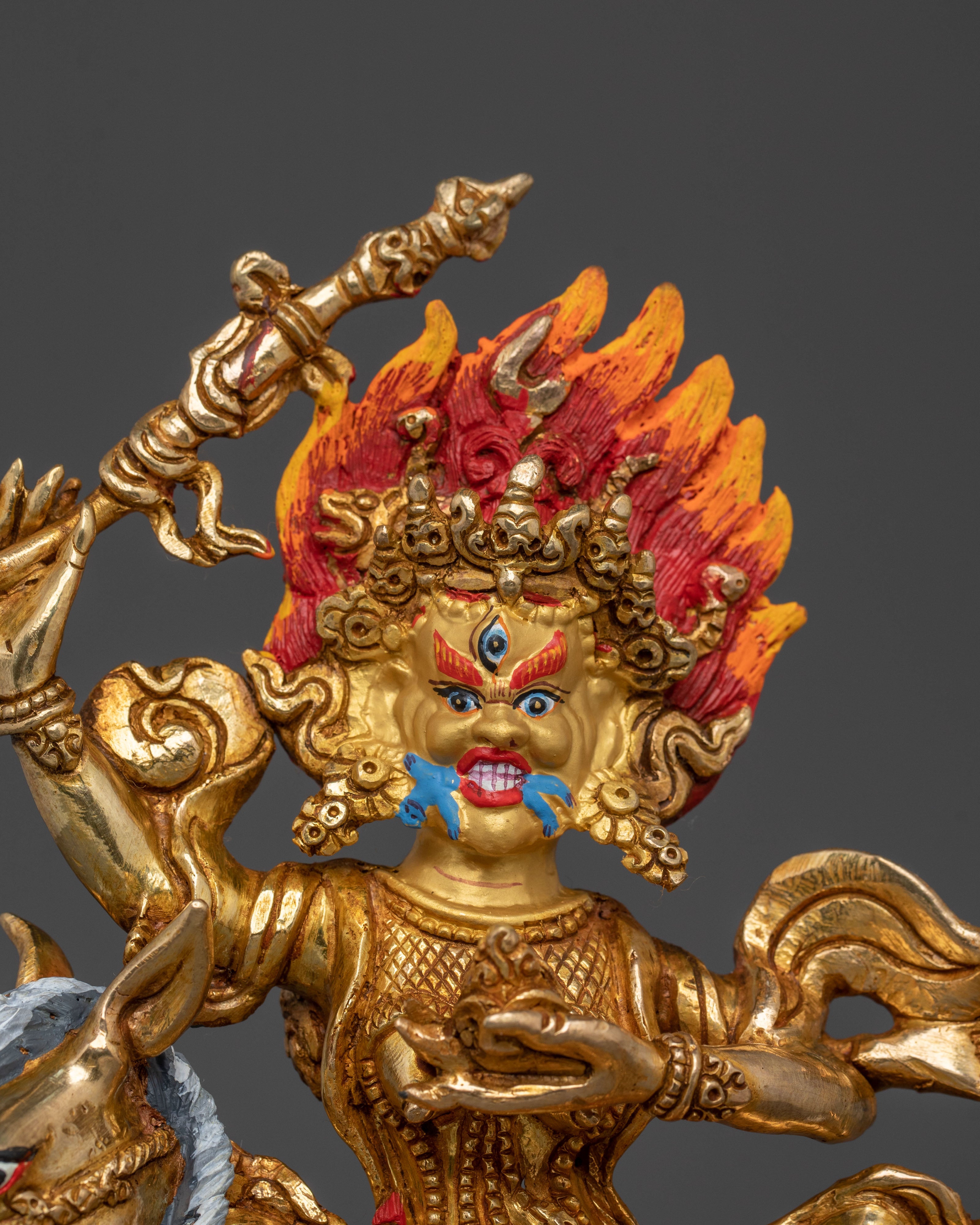 Shri Devi Himalayan Statue | 24K Gold Gilded Figurine