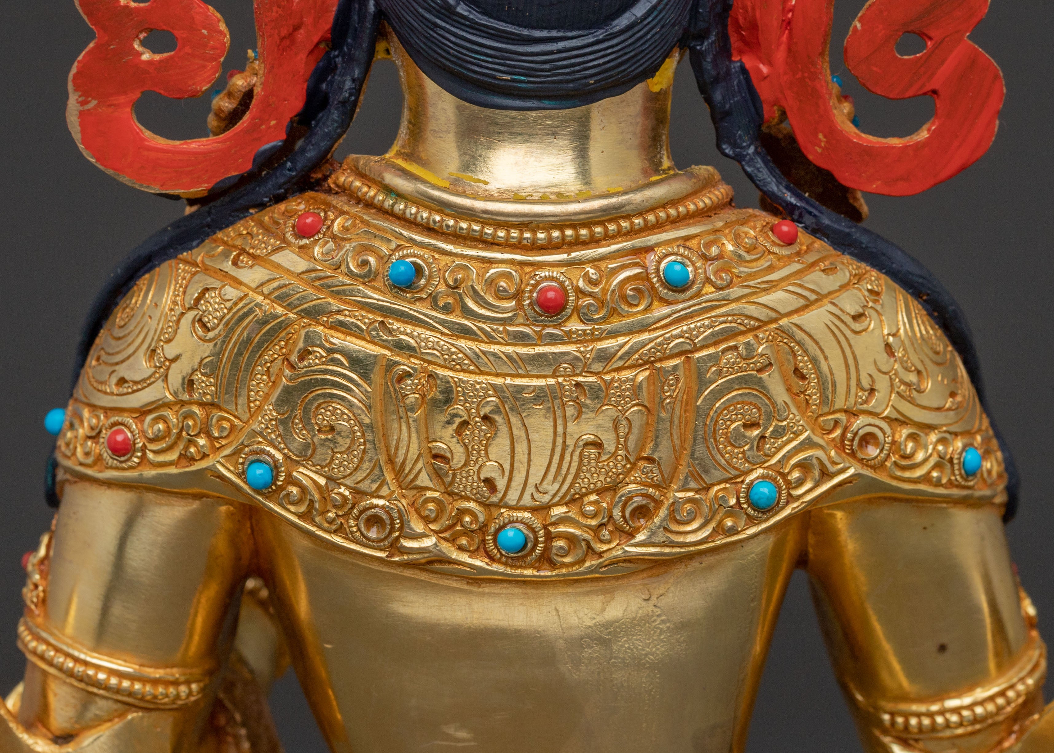 Dukar 24K Gold Gilded Statue | Protection Deity