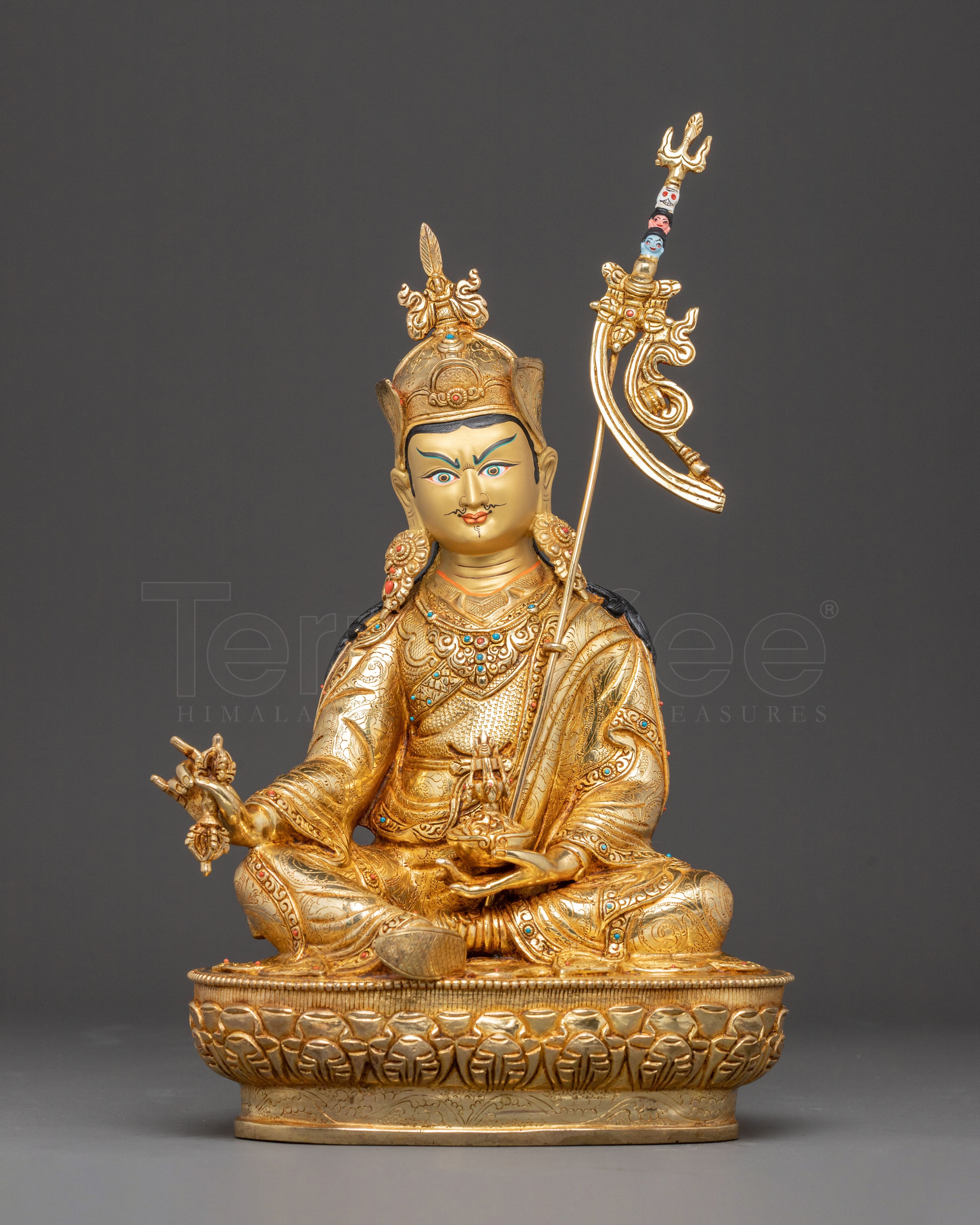 Guru Rinpoche Handcrafted Statue