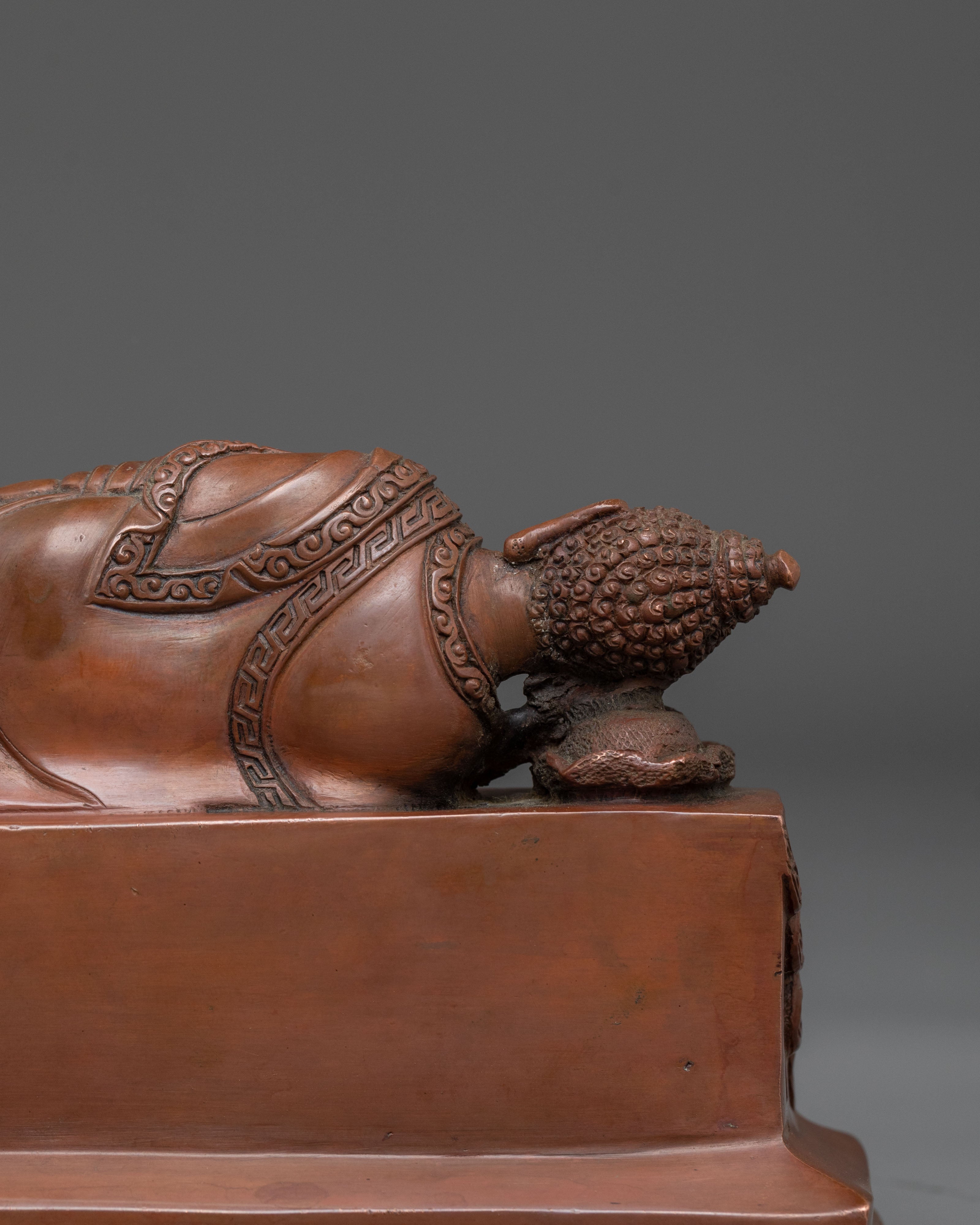 Handcrafted Sleeping Buddha Statue | Home Decor