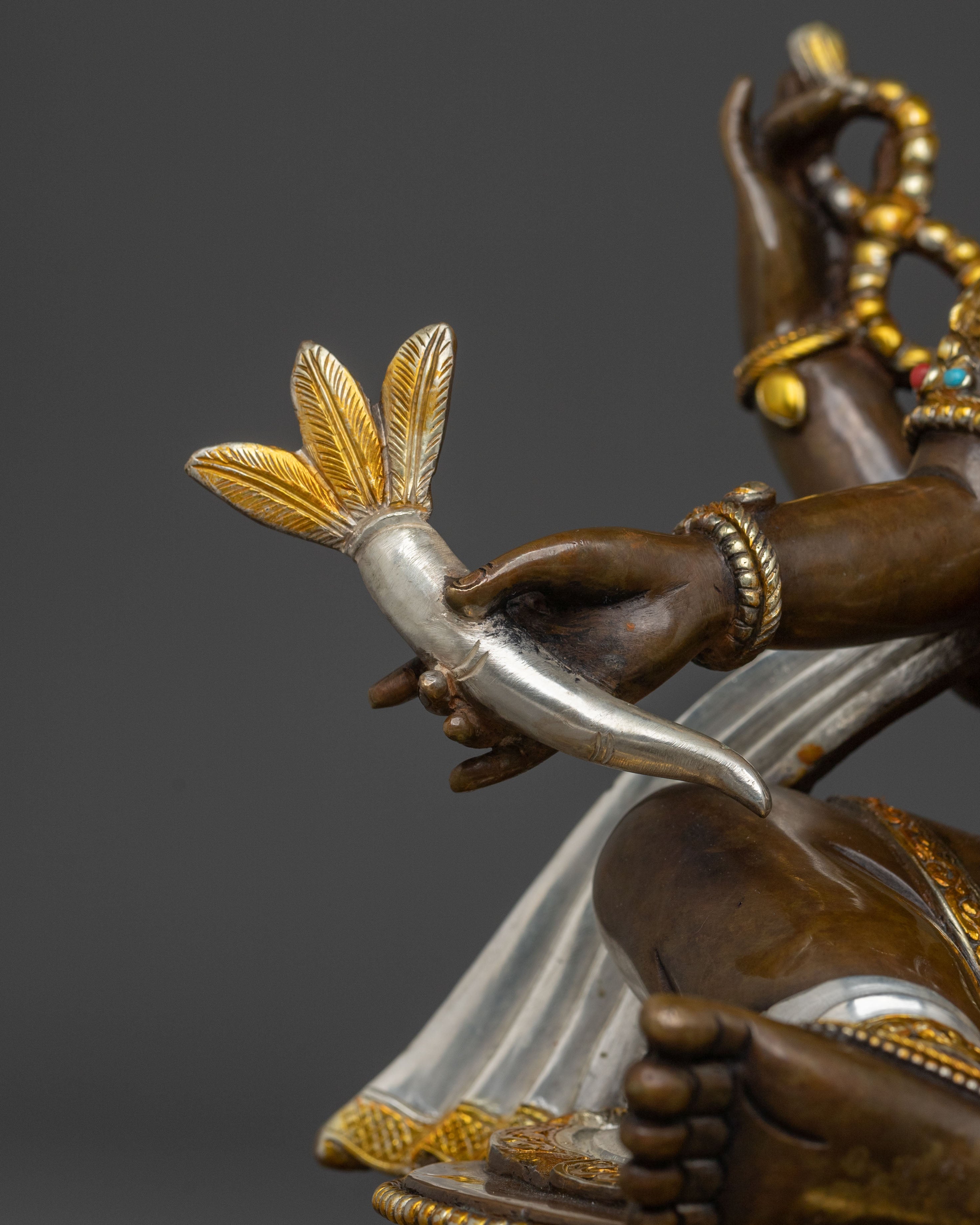 24K Gold Gilded Ganesh Statue | Remover of Obstacles