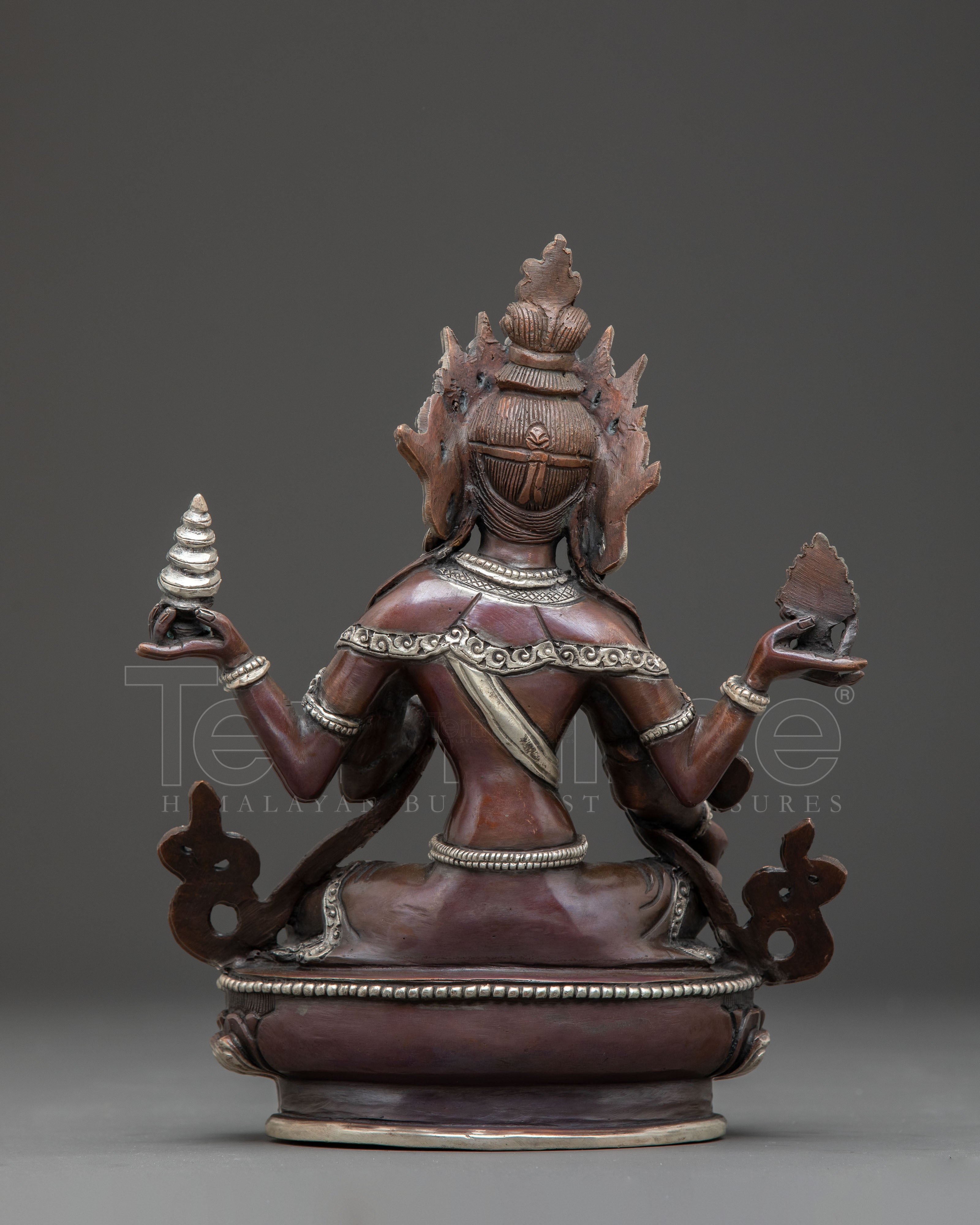Wealth Goddess Laxmi Copper Statue | Handcrafted Spiritual Decor