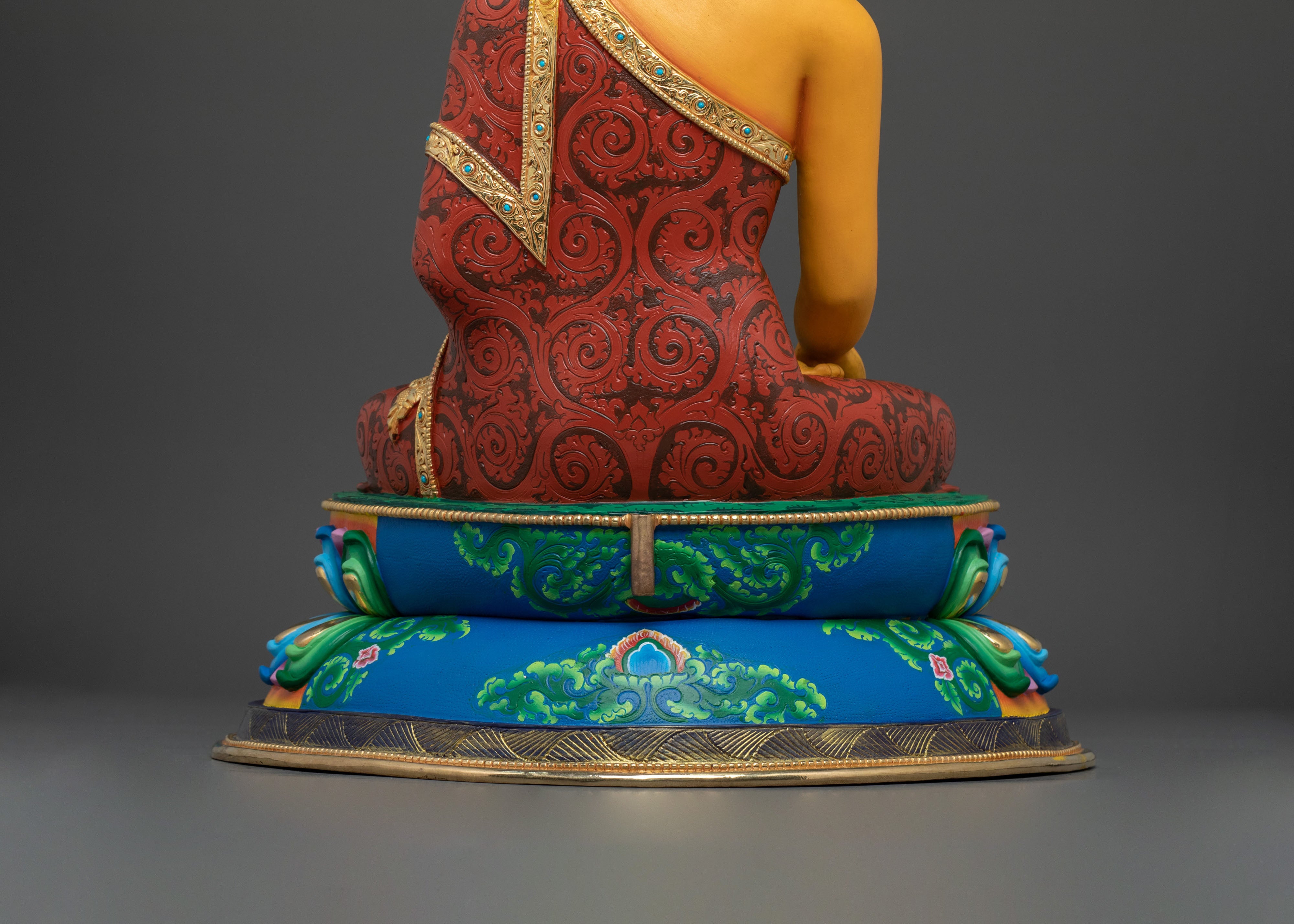 Sacred Statue of Shakyamuni Buddha | 24K Gold Gilded