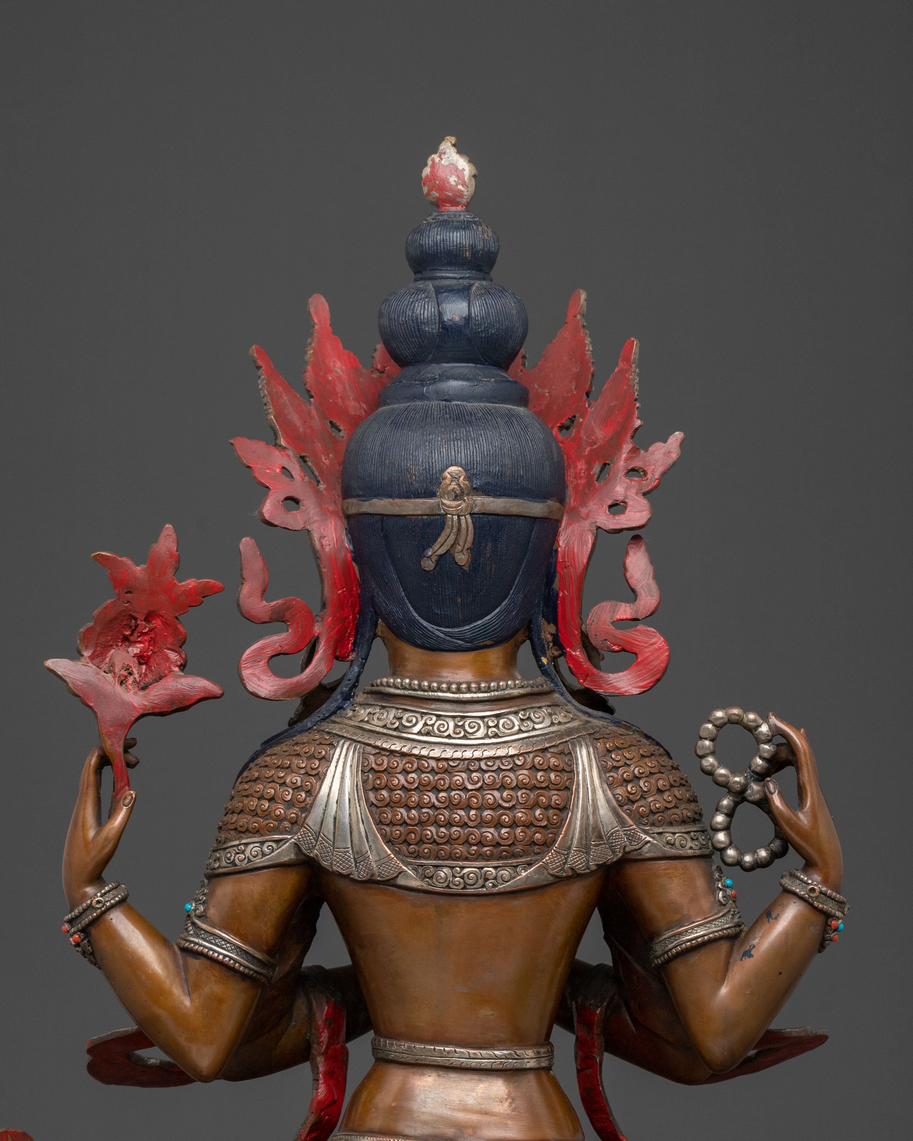 Himalayan Buddhist Chenrezig Statue | Bodhisattva of Compassion