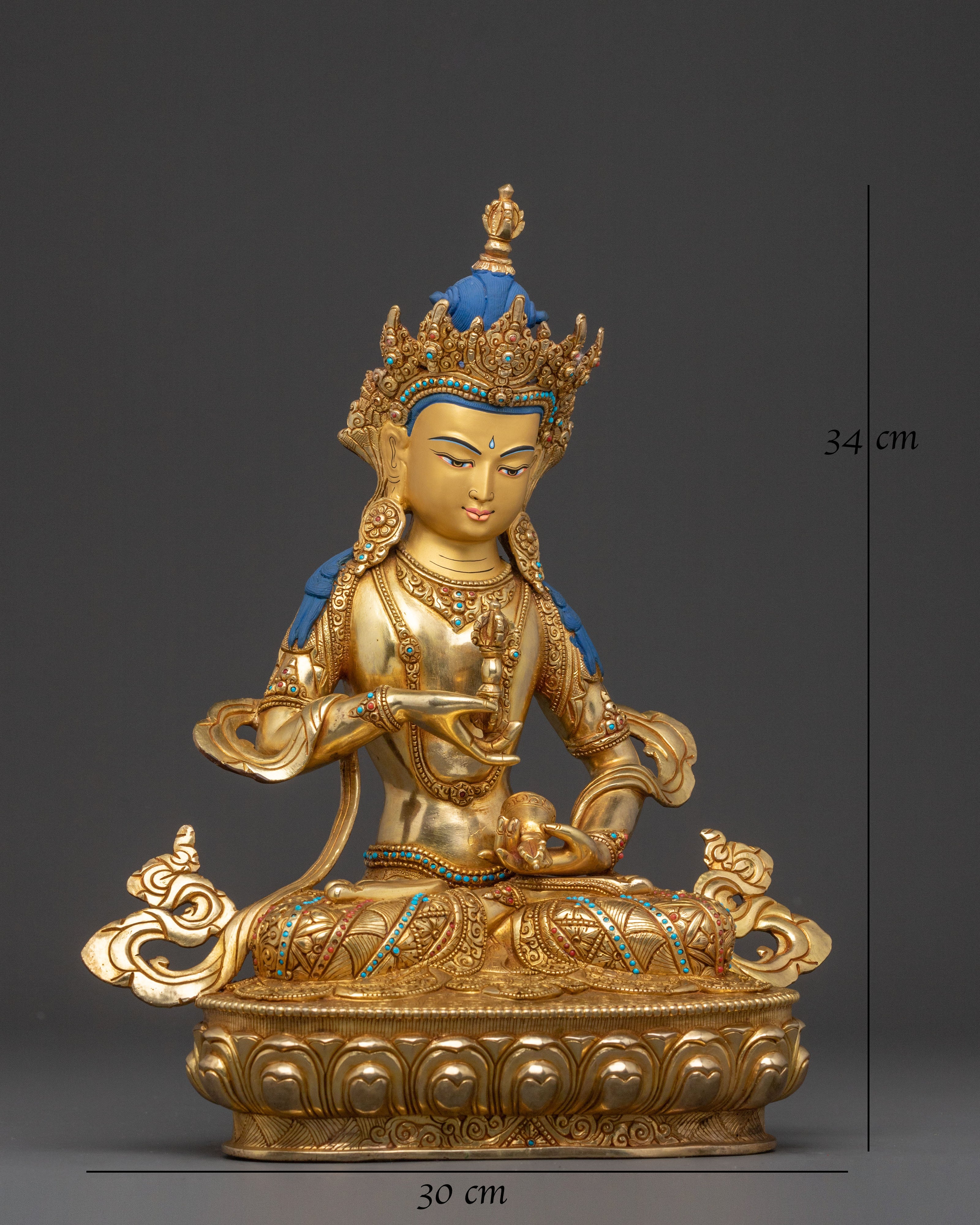 Divine Vajrasattva Statue: Purifier of Karma