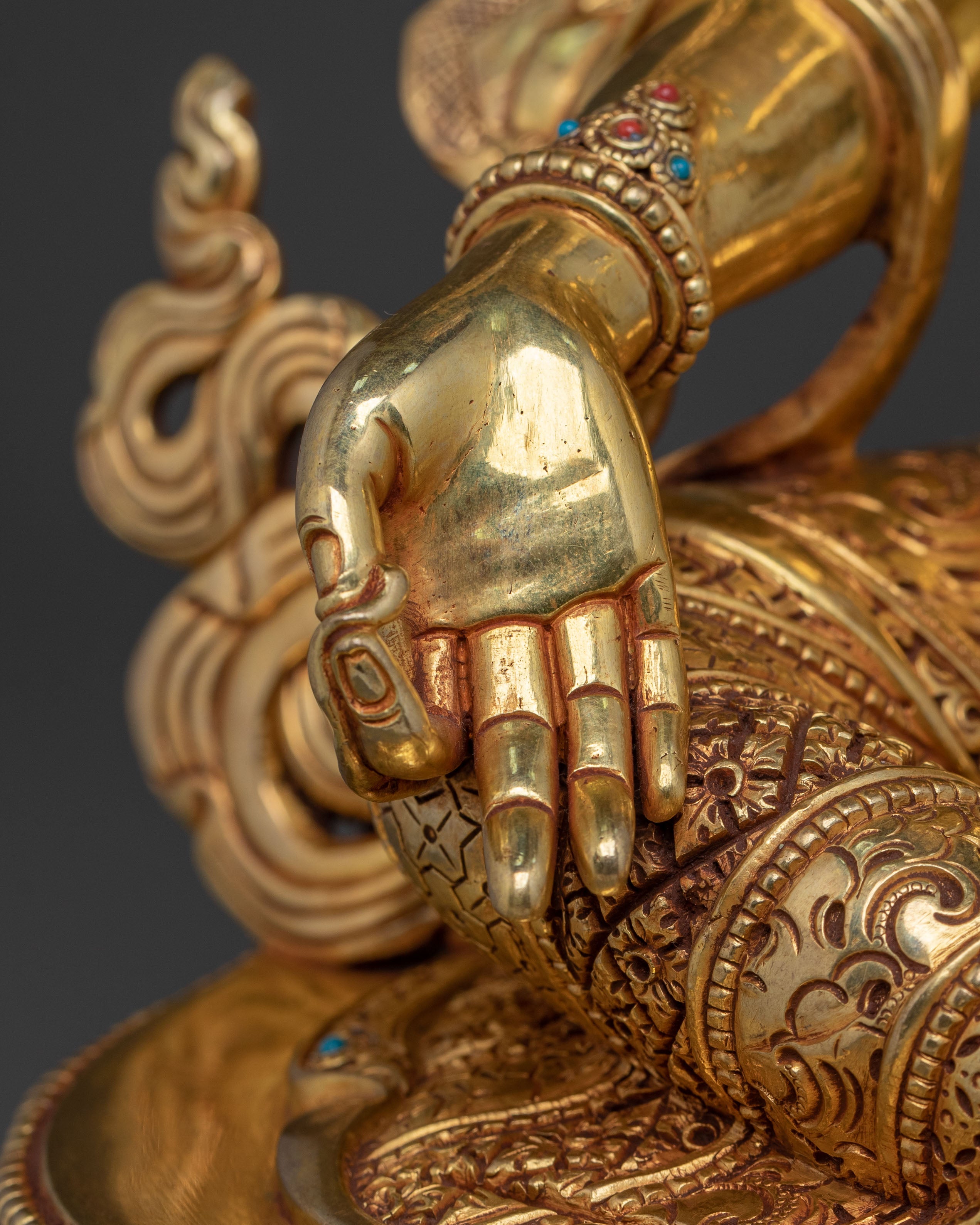 Shyama Tara Statue on Throne | Altar Home Decor
