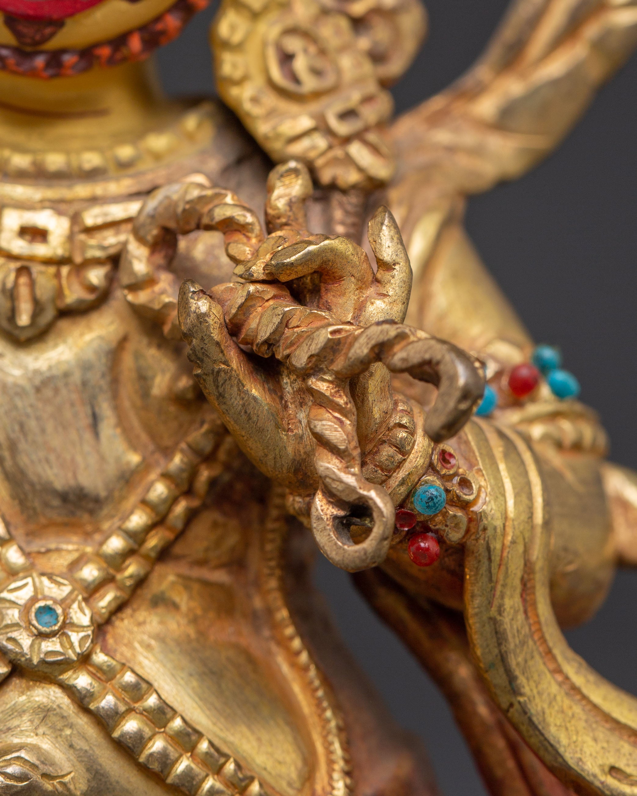 Golden Vajrapani Statue: The Protector of Buddha | Buddhist Spiritual Decor