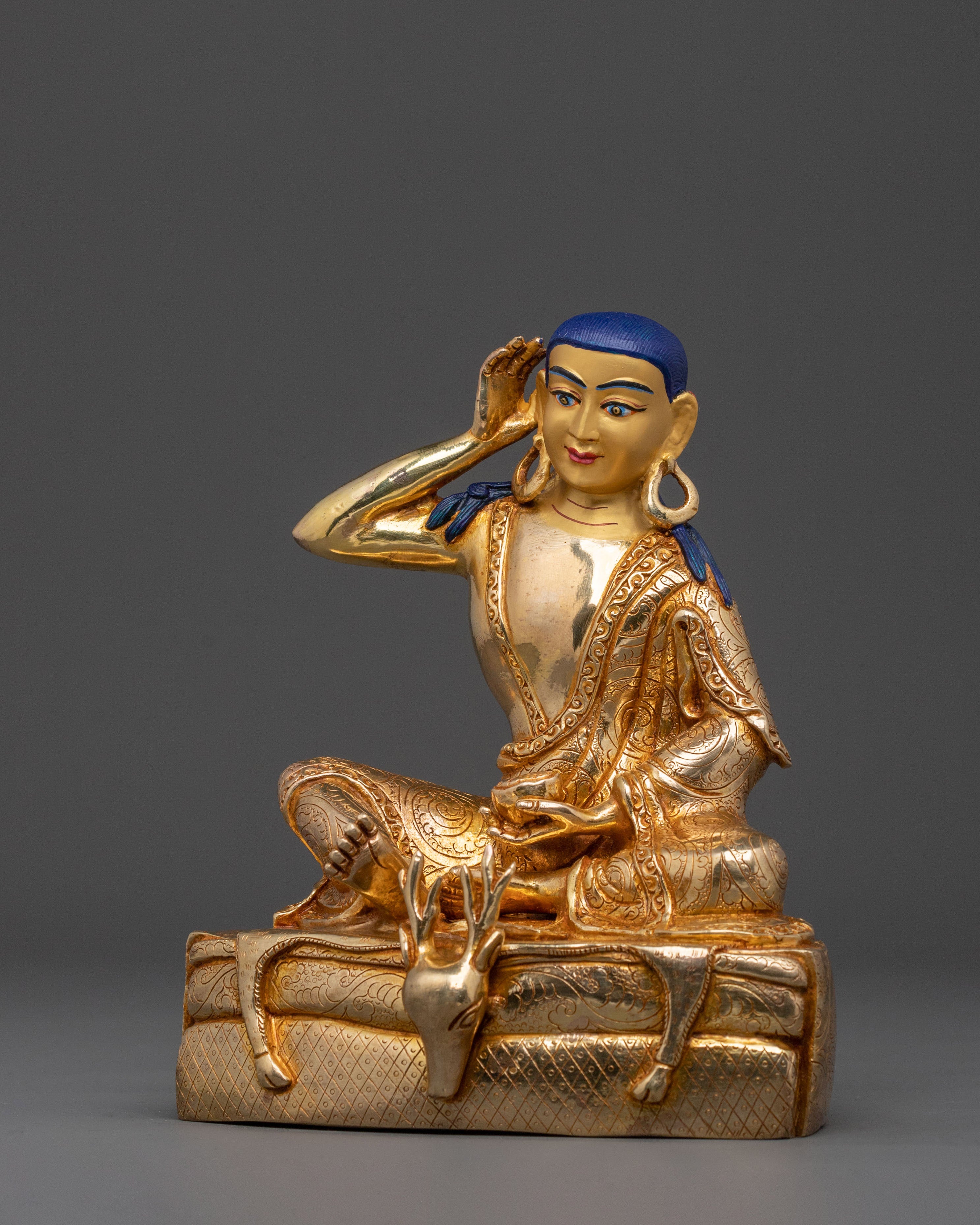 Milarepa Sacred Figurine | Buddhist Master of Wisdom