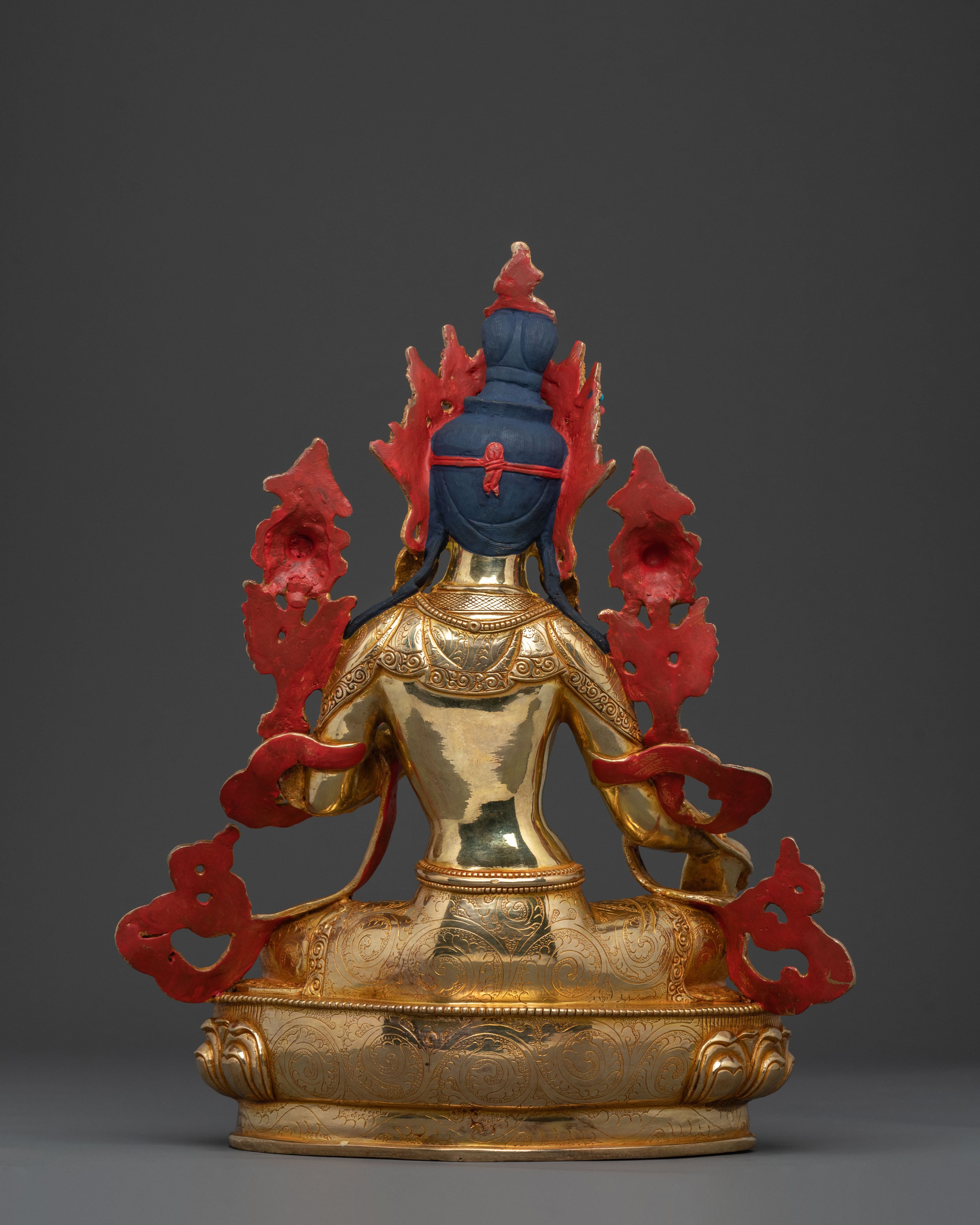 Green Tara Statue for Swift Protection | Tibetan Buddhist Art