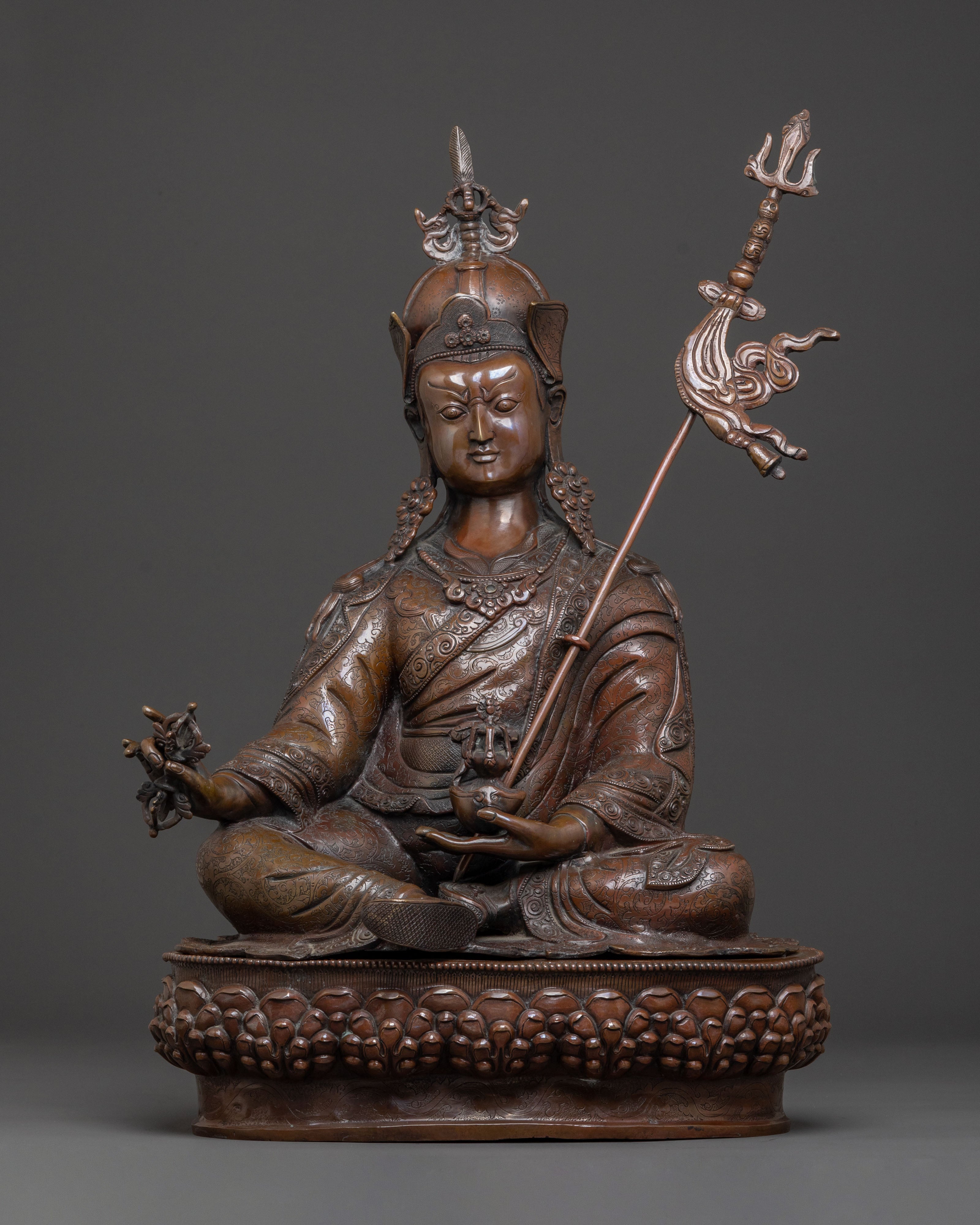 Guru Rinpoche Statue for Altars | Master Figure