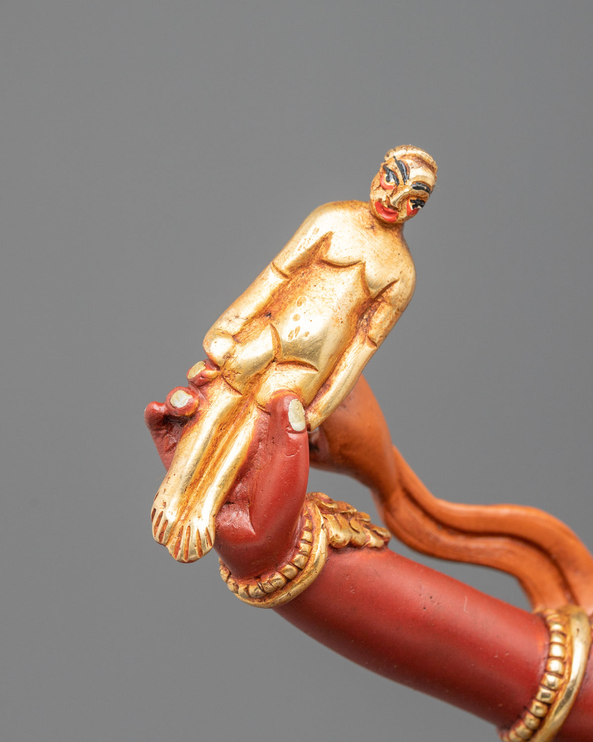 Handmade Ekajati Copper Sculpture | Buddhist Home Decor