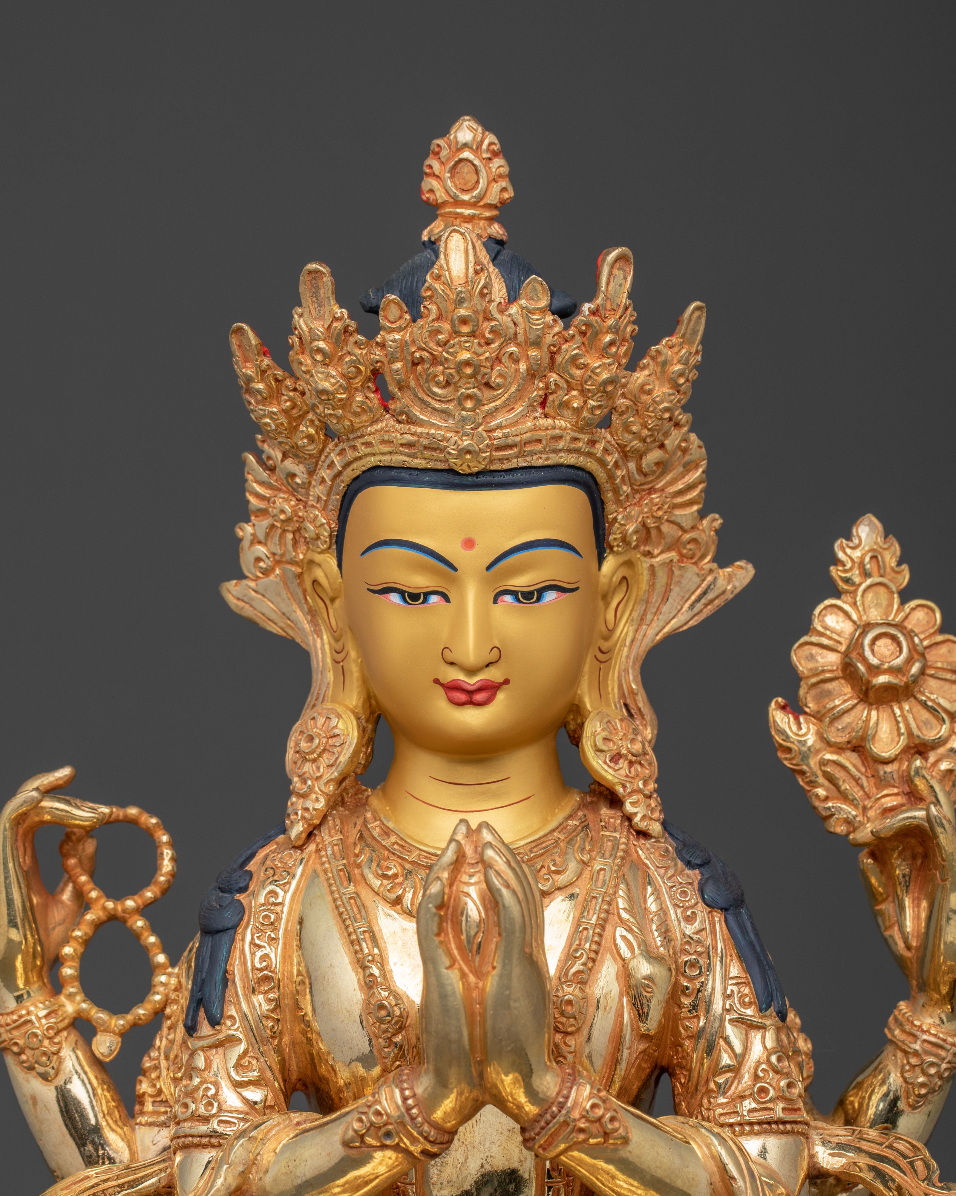 Chenrezig Serenity Sculpture | Made In Nepal