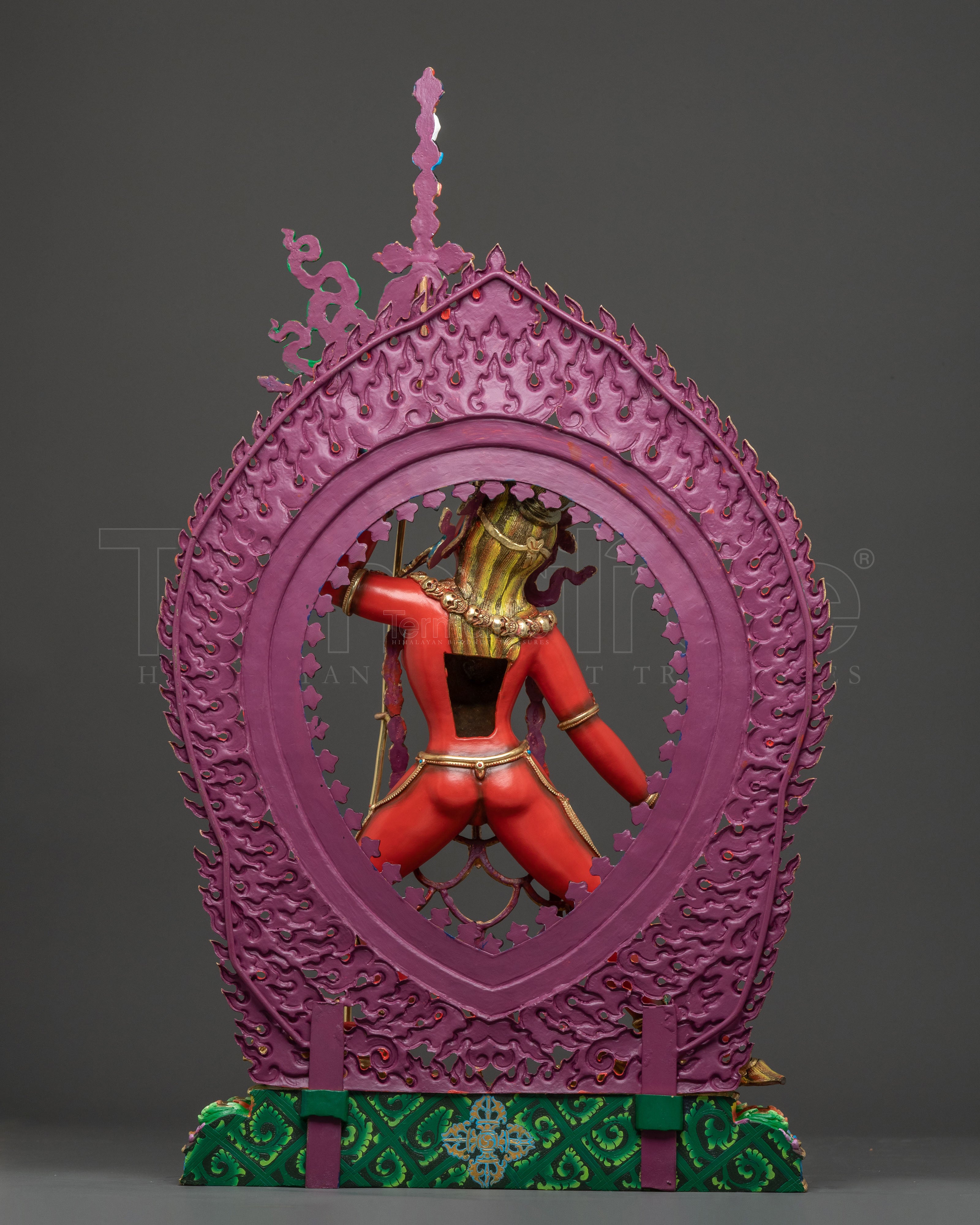 Vajrayogini Tantric Buddha Statue – Fiery Copper Masterpiece