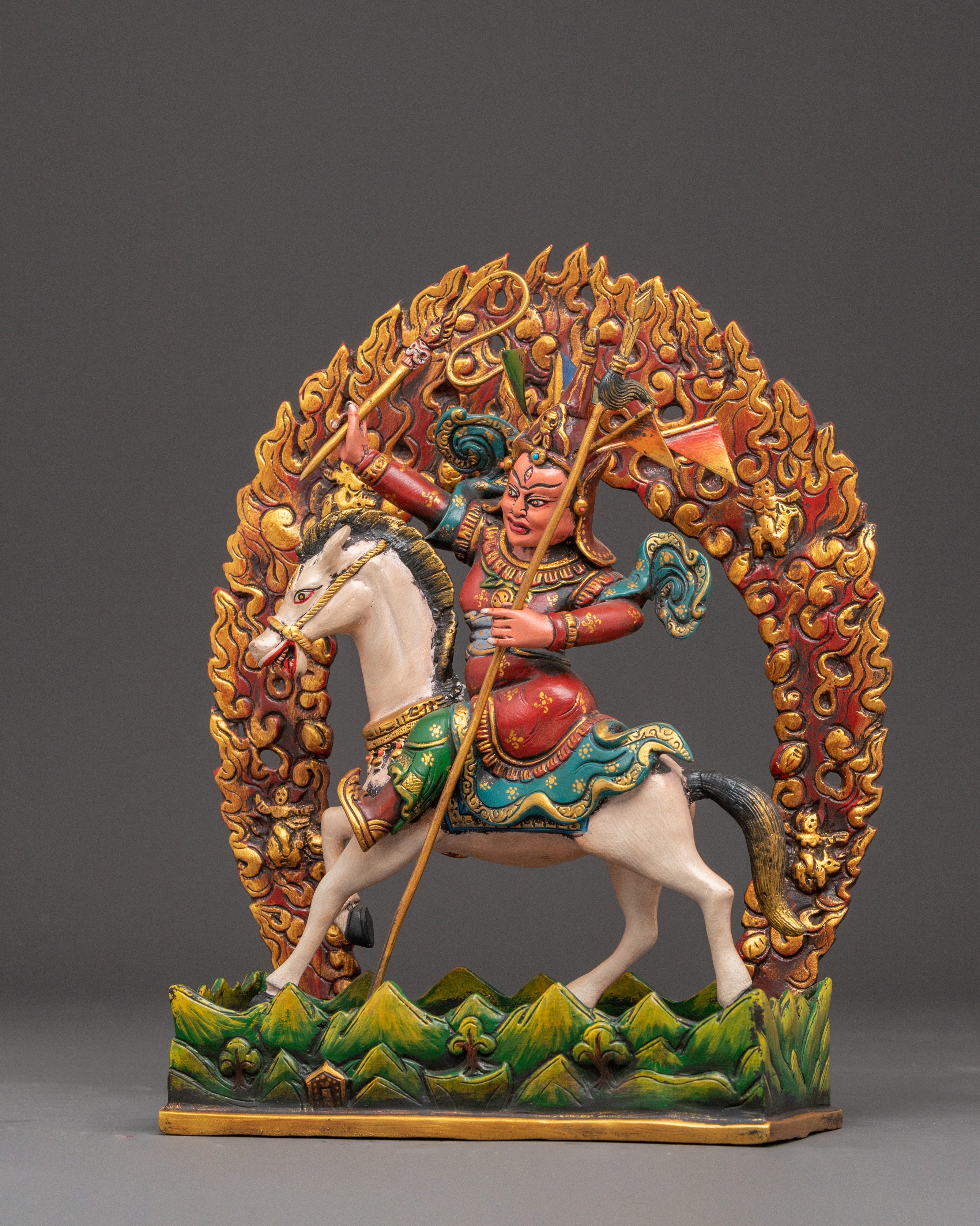 Himalayan Statue of King Gesar | Protector of the Land