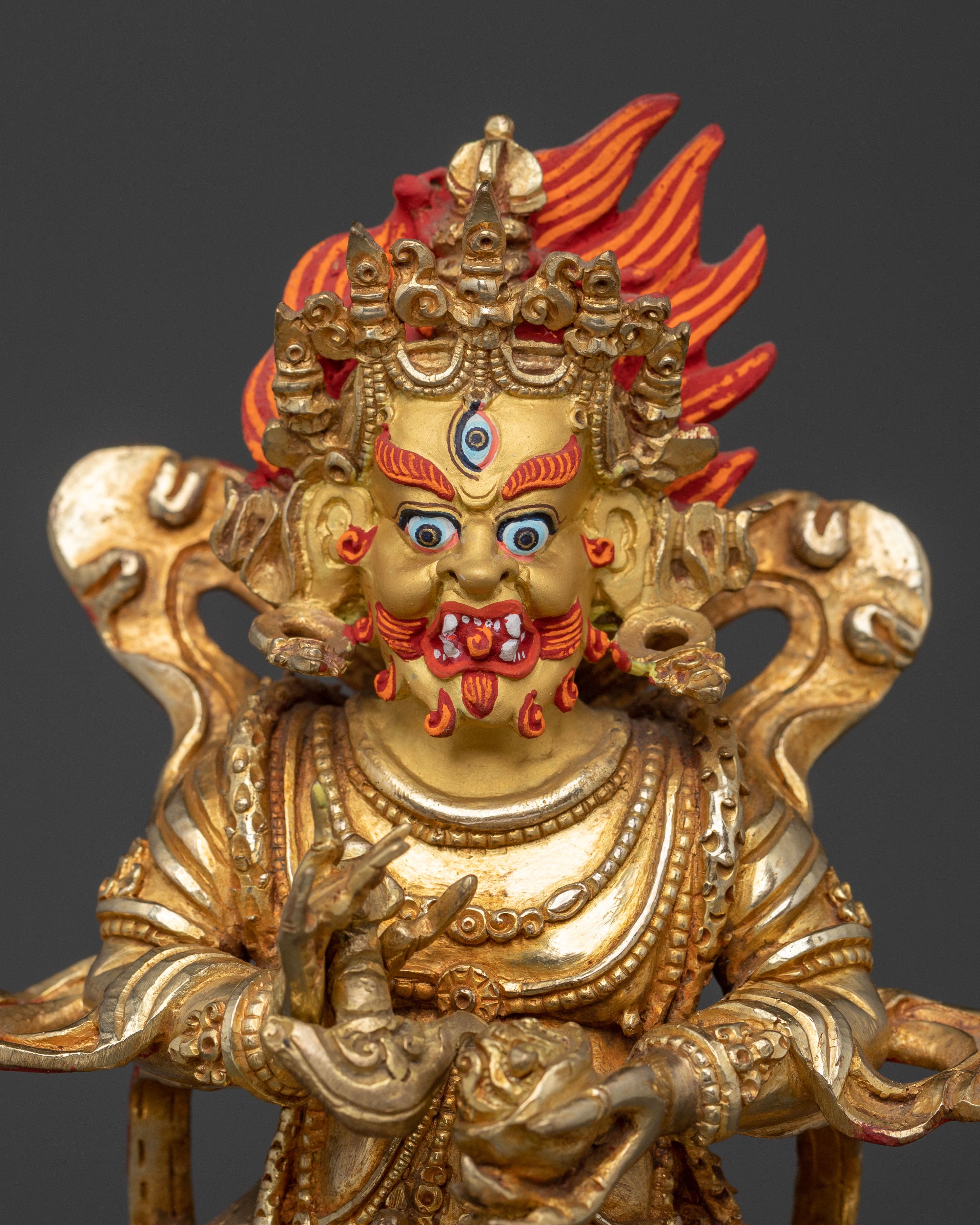 Guardian Figurine of Shakya Mahakala | Sacred Tibetan Protector