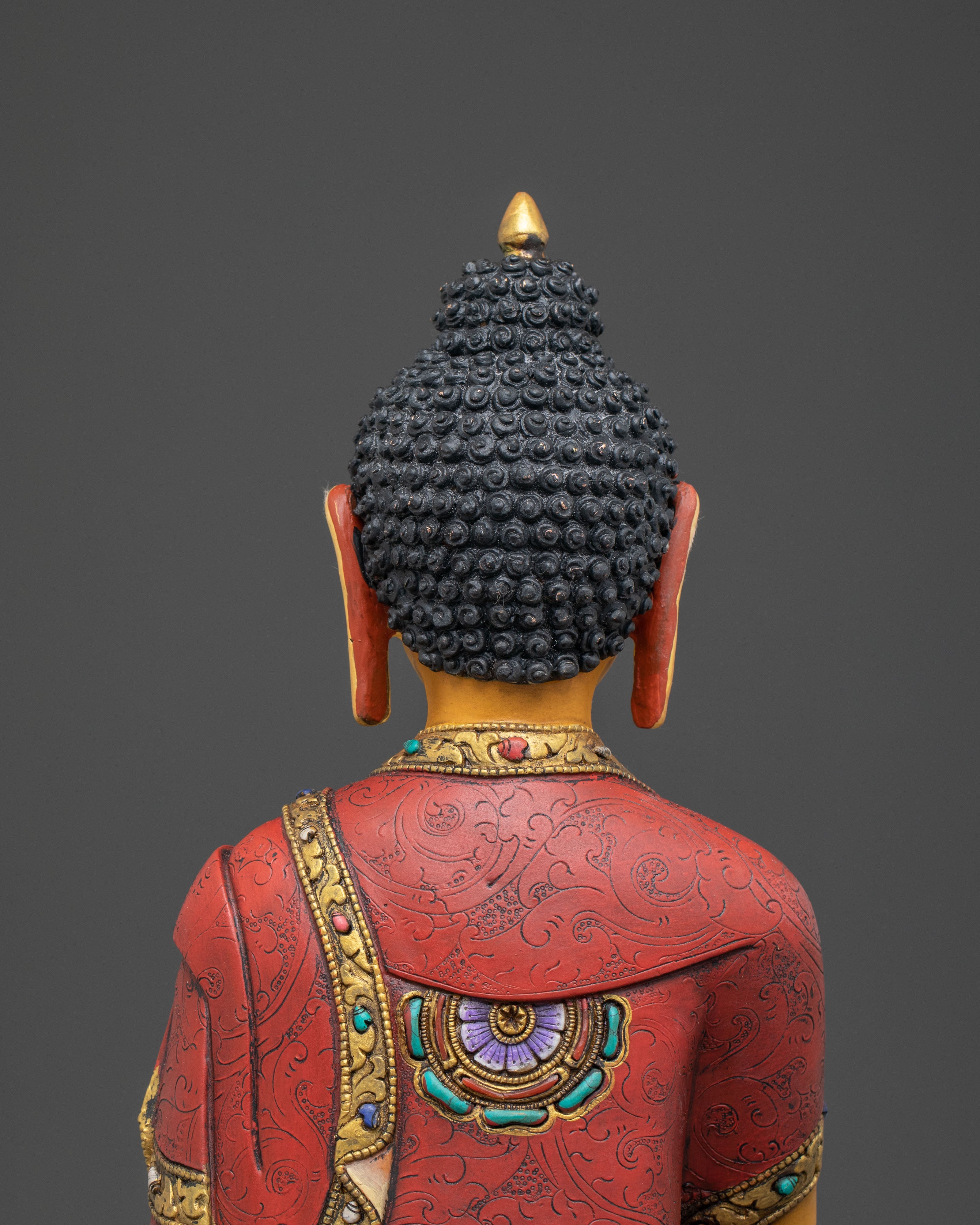 Handcrafted 5 Dhyani Buddha Statue Set – Art in Gilded Copper