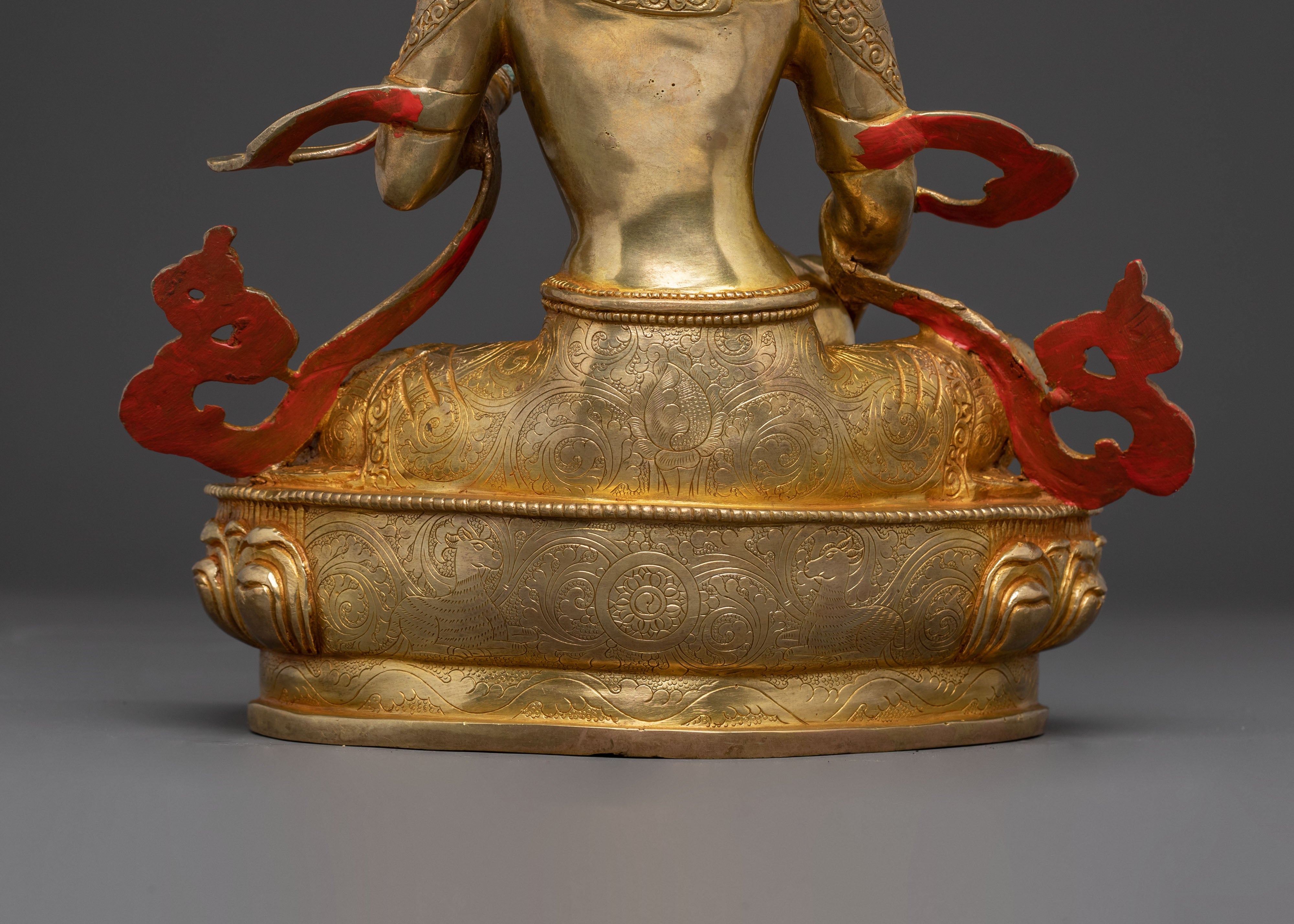 Goddess Saraswati Spiritual Statue - Handcrafted Serenity
