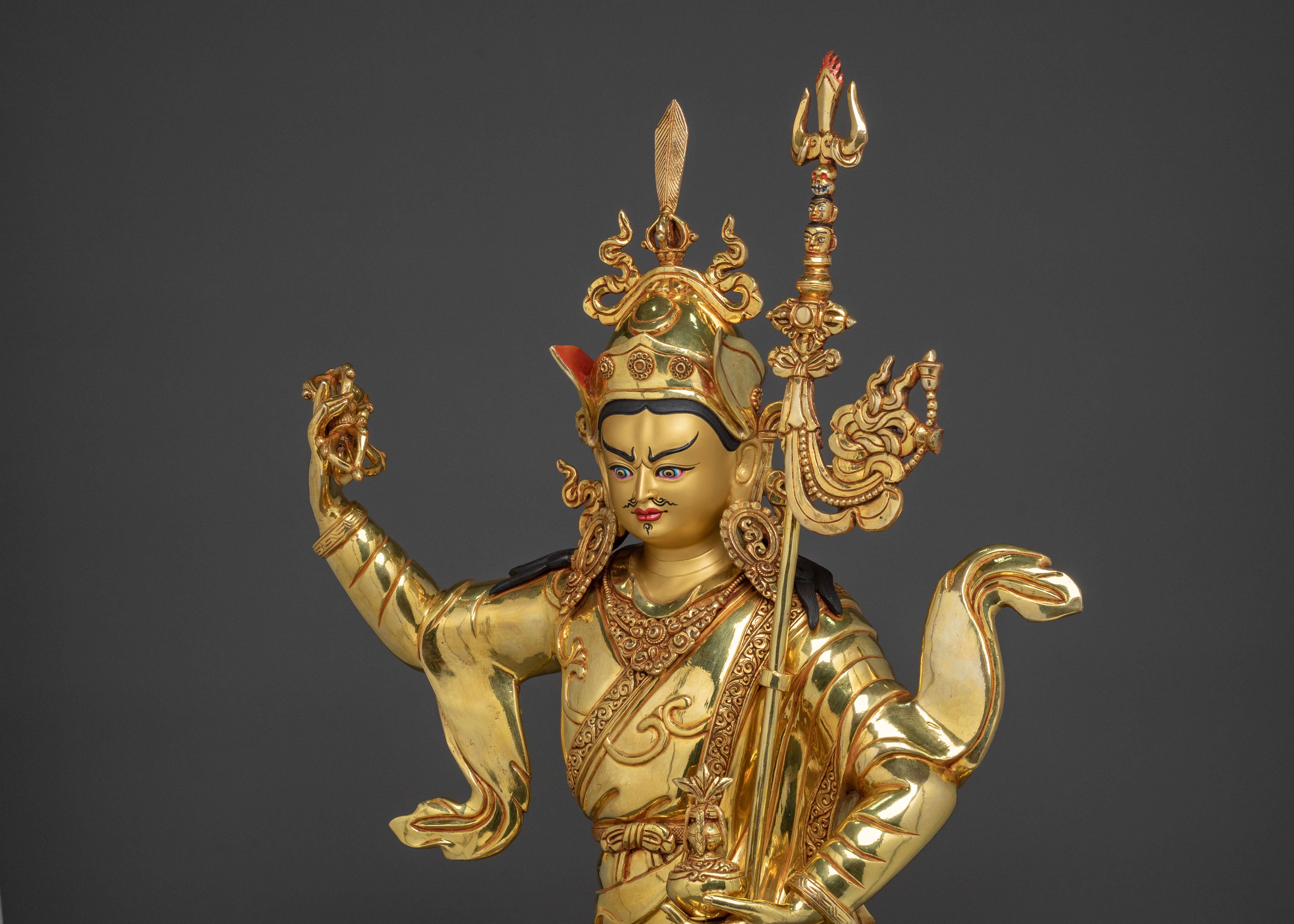 Standing Guru Rinpoche Statue | Buddhist Master