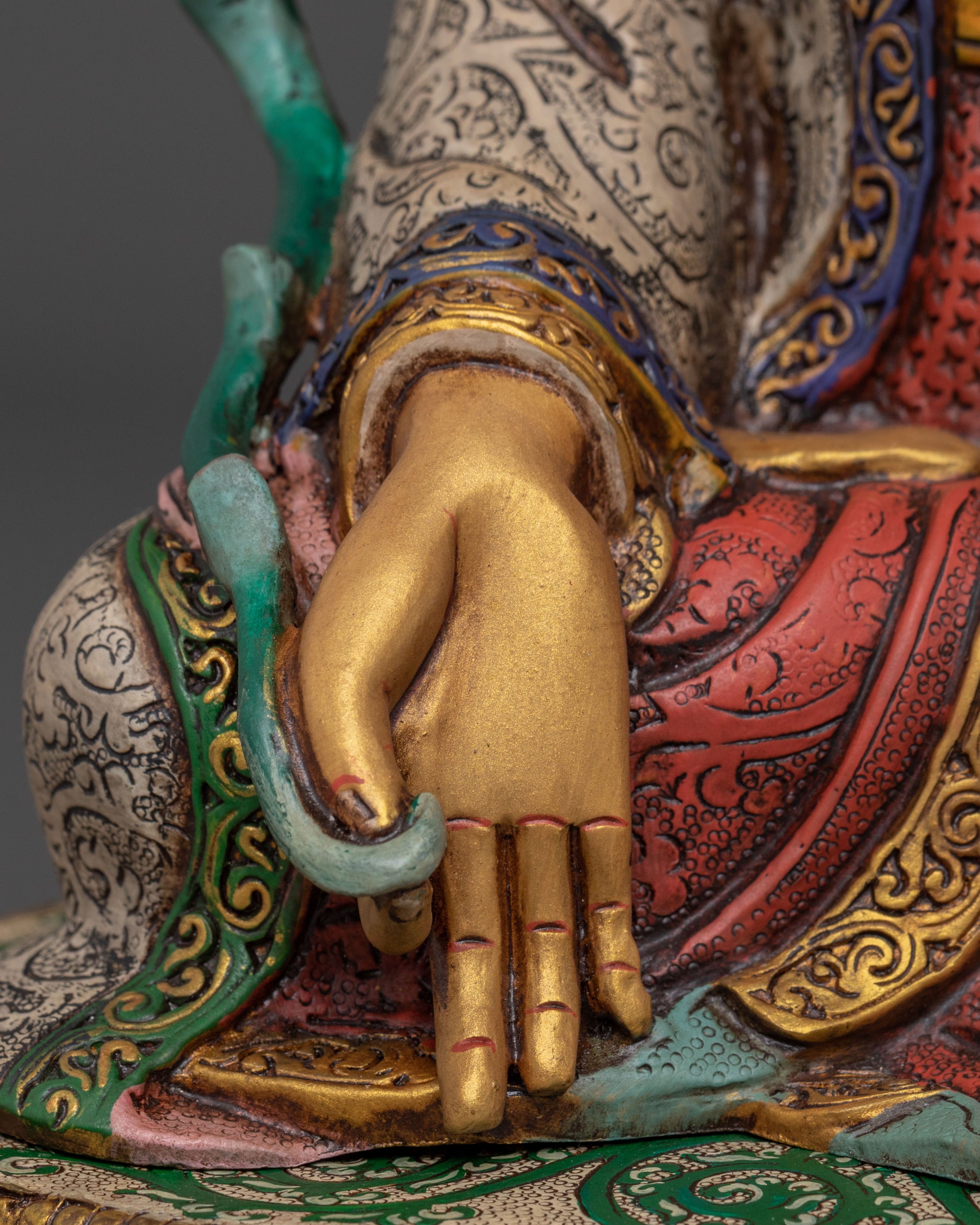 Tibetan Medicine Buddhist Master Statue Set | Home Decor