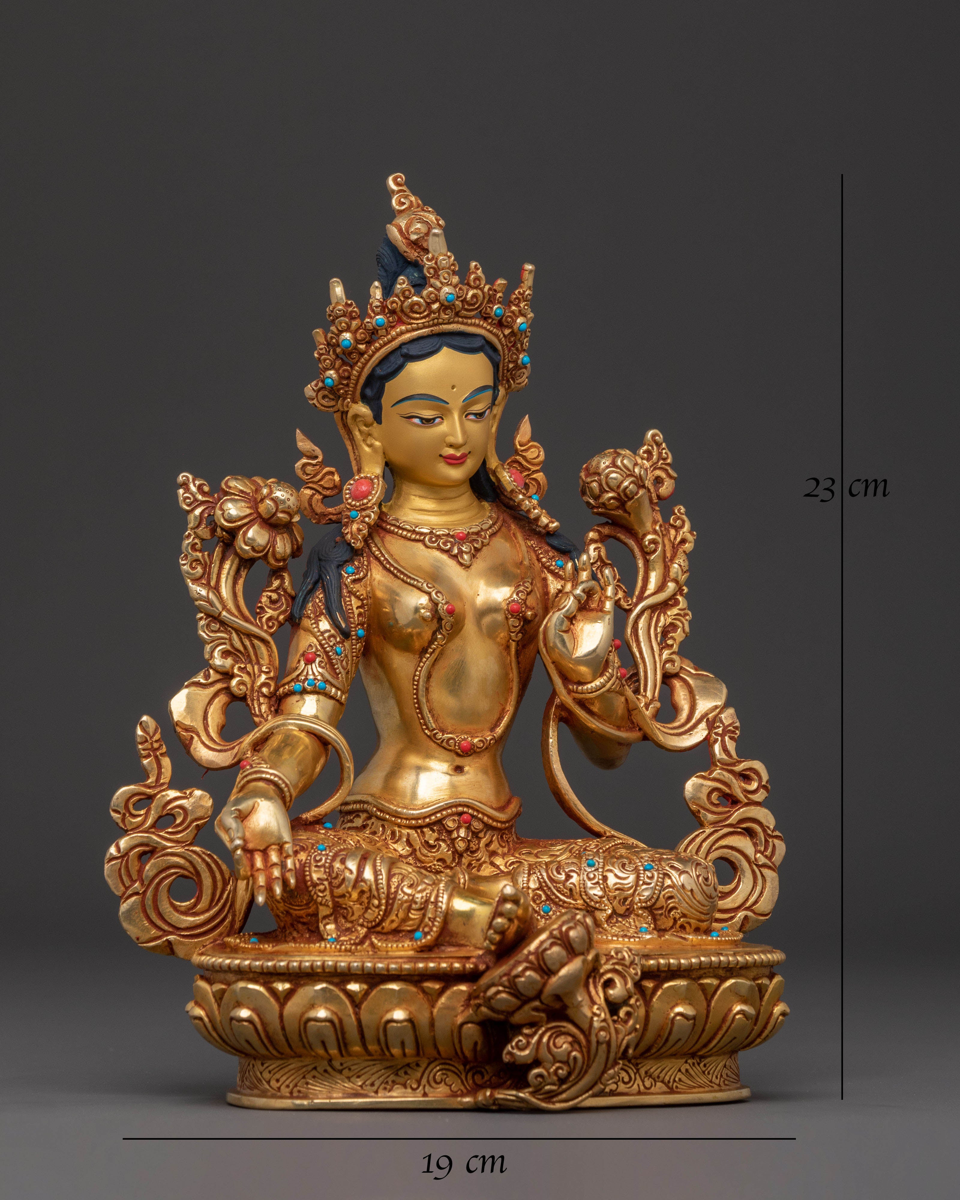 Green Tara Sacred Statue | Compassionate Action