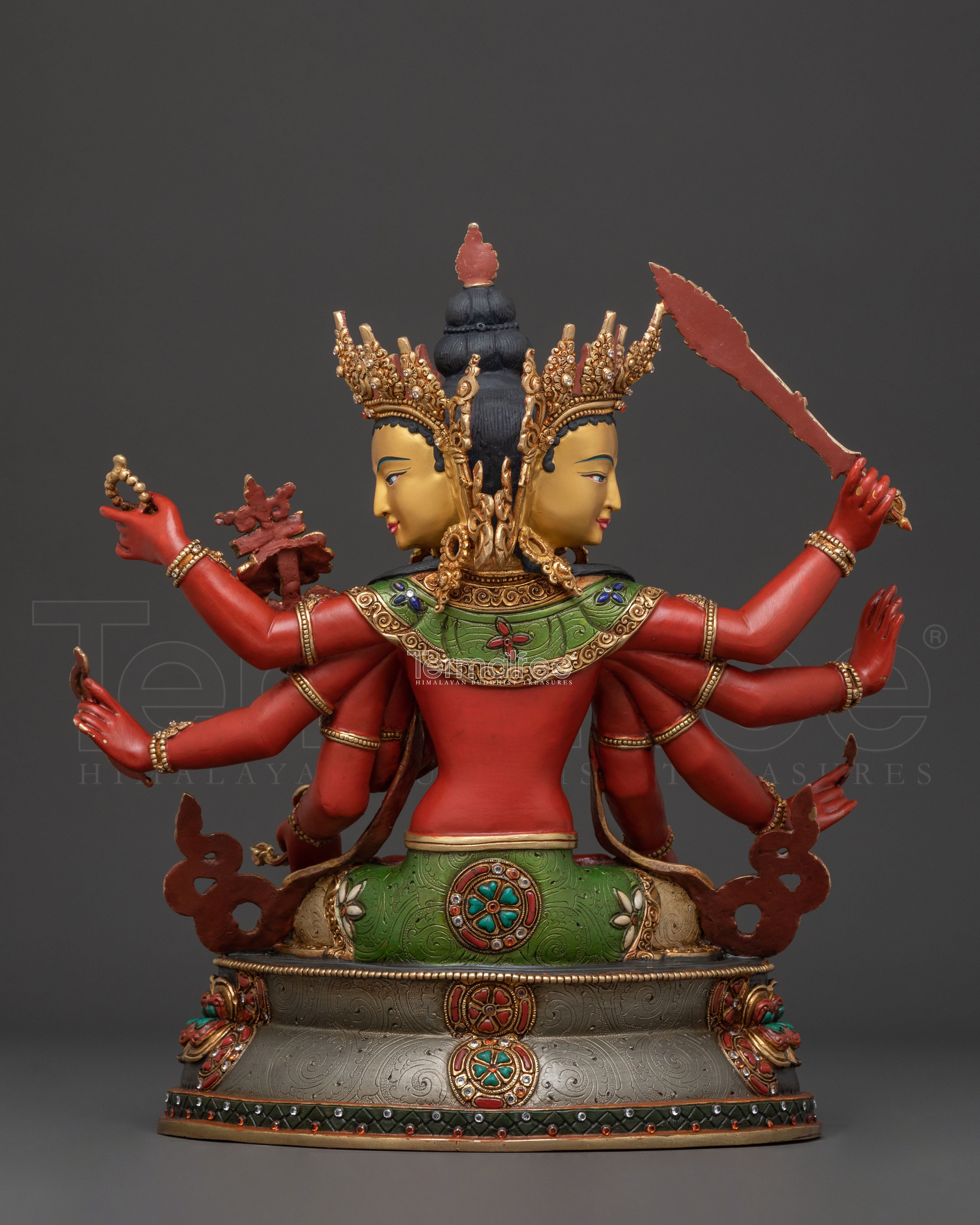 Unique Depiction of Maha Manjushri | Wisdom Bodhisattva