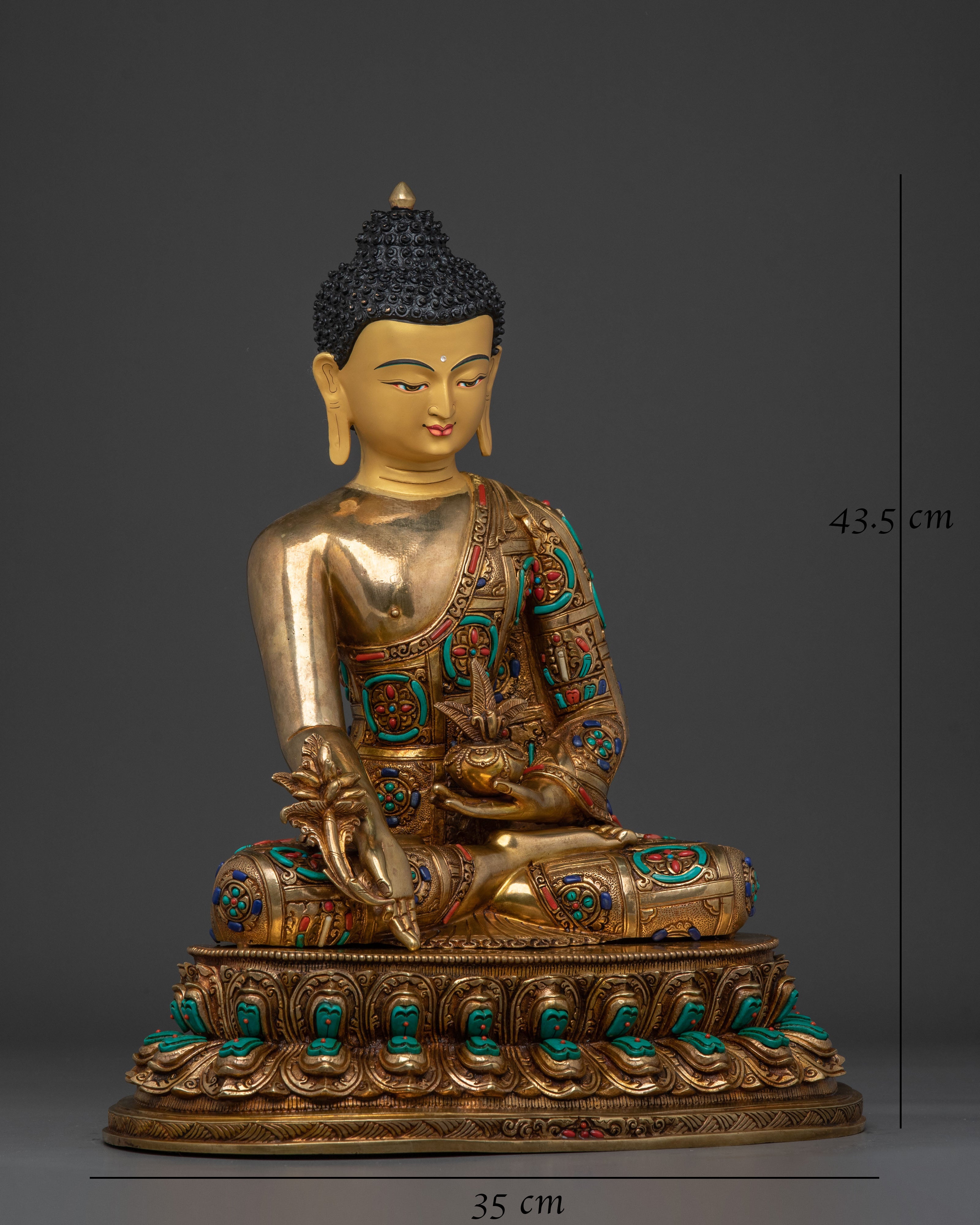Medicine Buddha Sculpture | Radiant Spiritual Healer