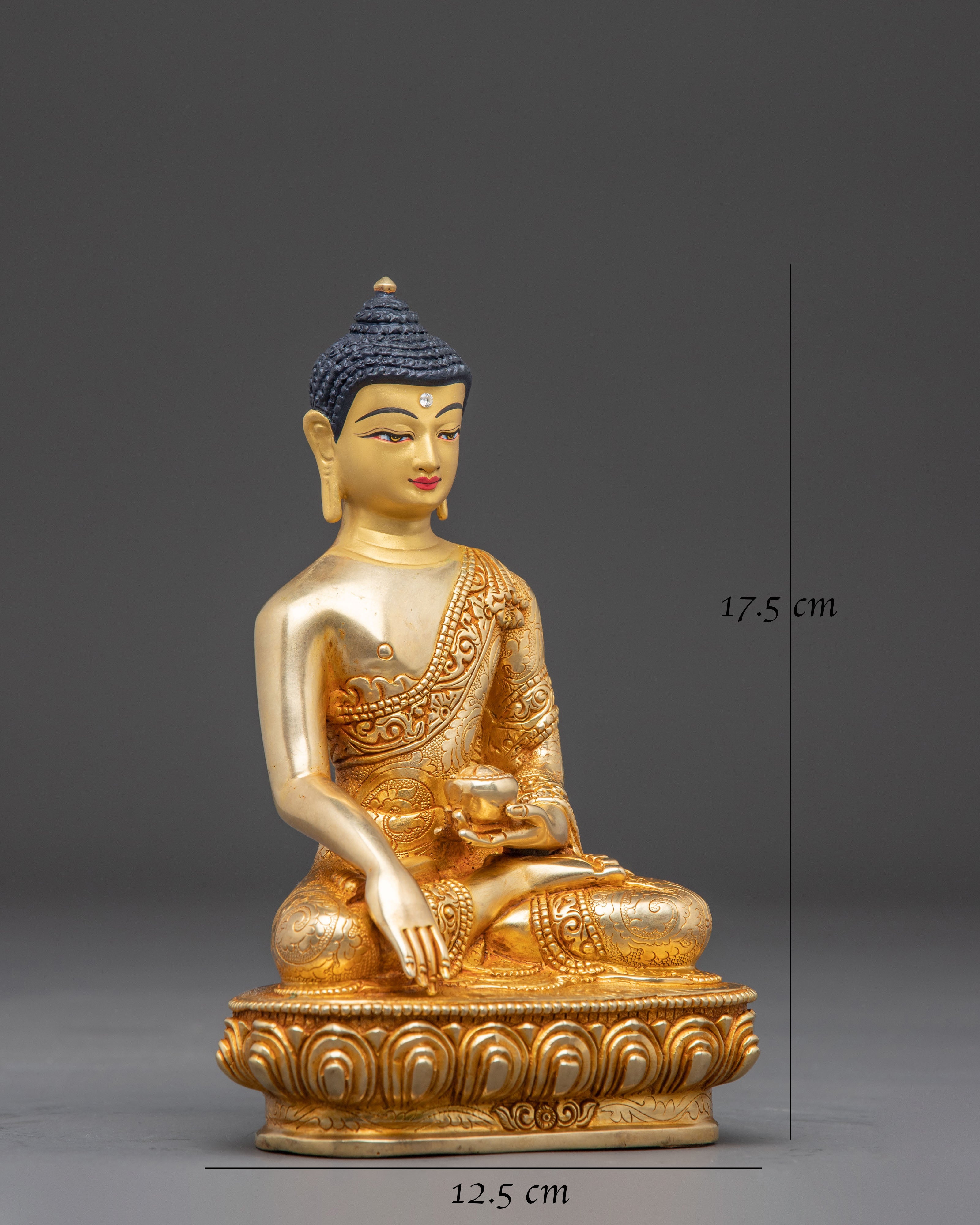 Handmade Radiant Shakyamuni Buddha Statue | Historical Buddha