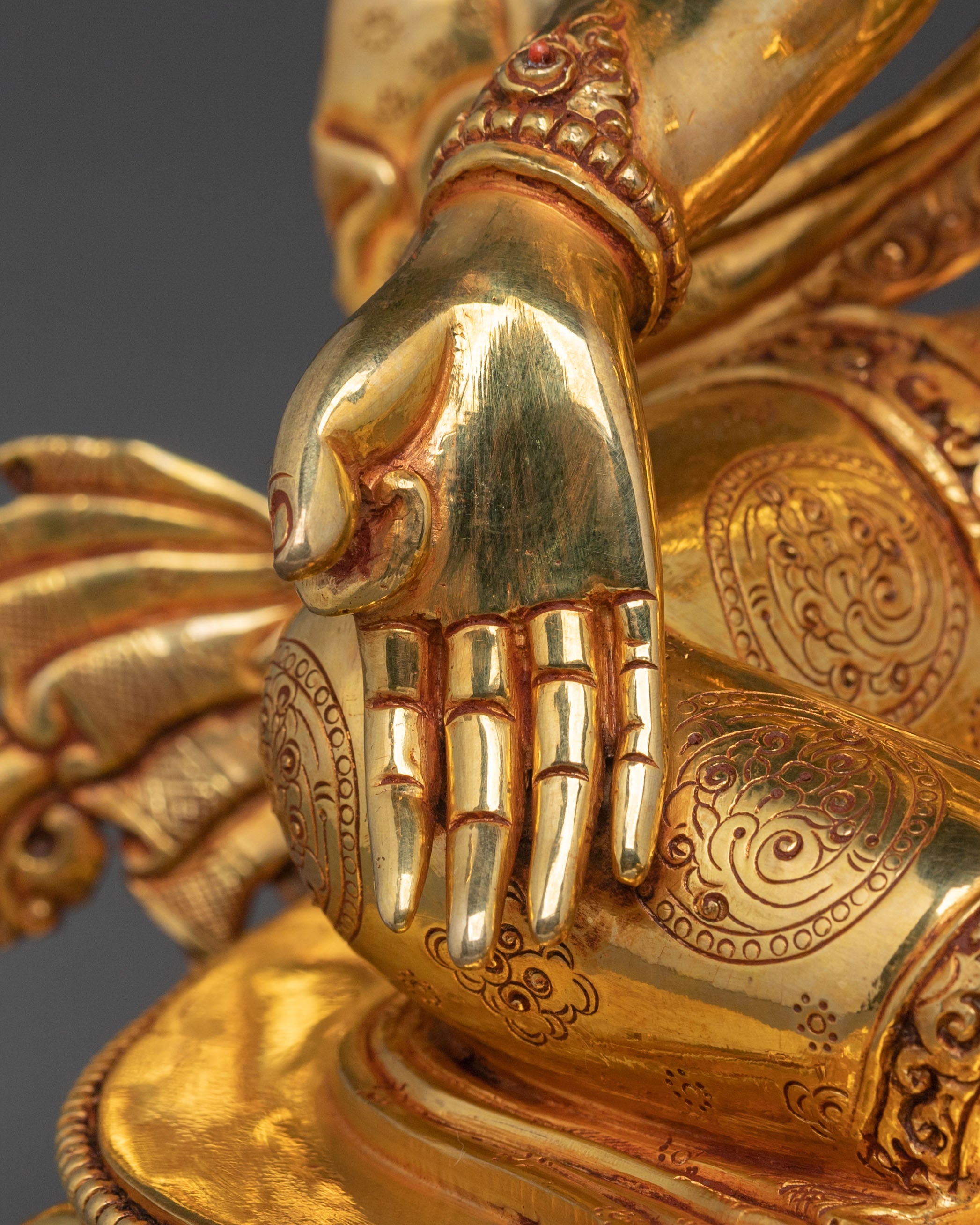 Green Tara Statue | Sacred Buddhist Goddess