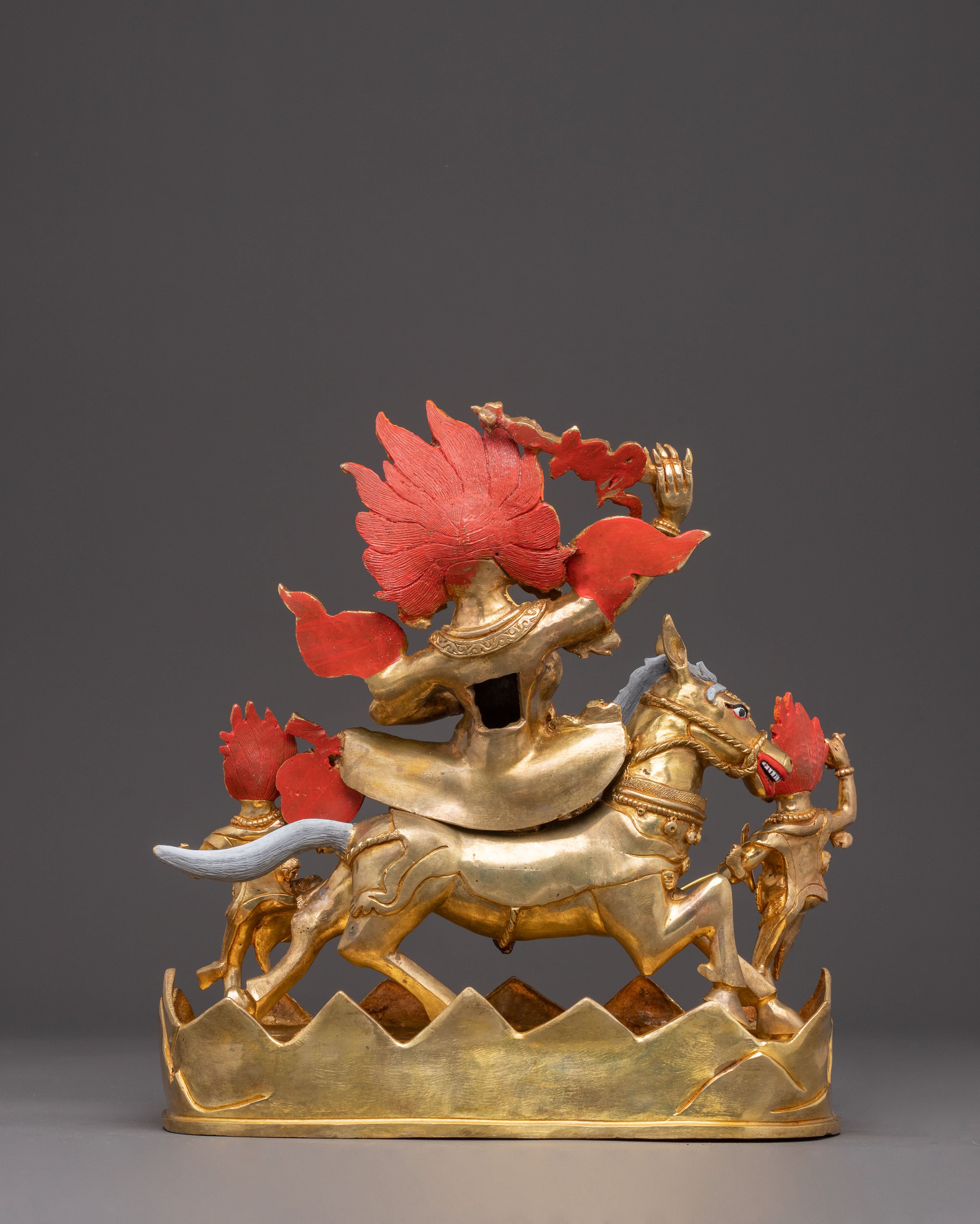 Himalayan Statue of Handcrafted Palden Lhamo | Powerful Dharma Protector