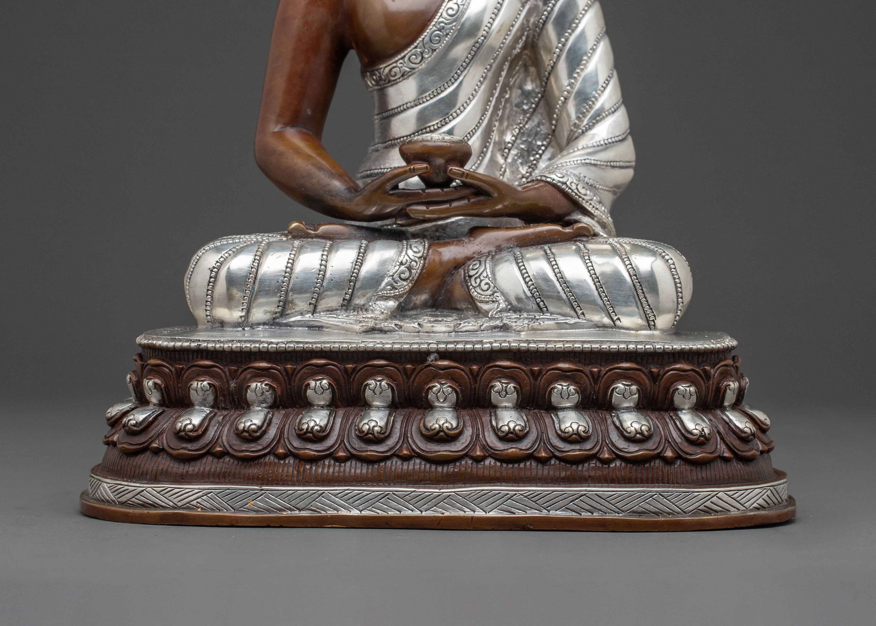 Pure Land Buddha Amitabha Copper Statue – Gilded Radiance