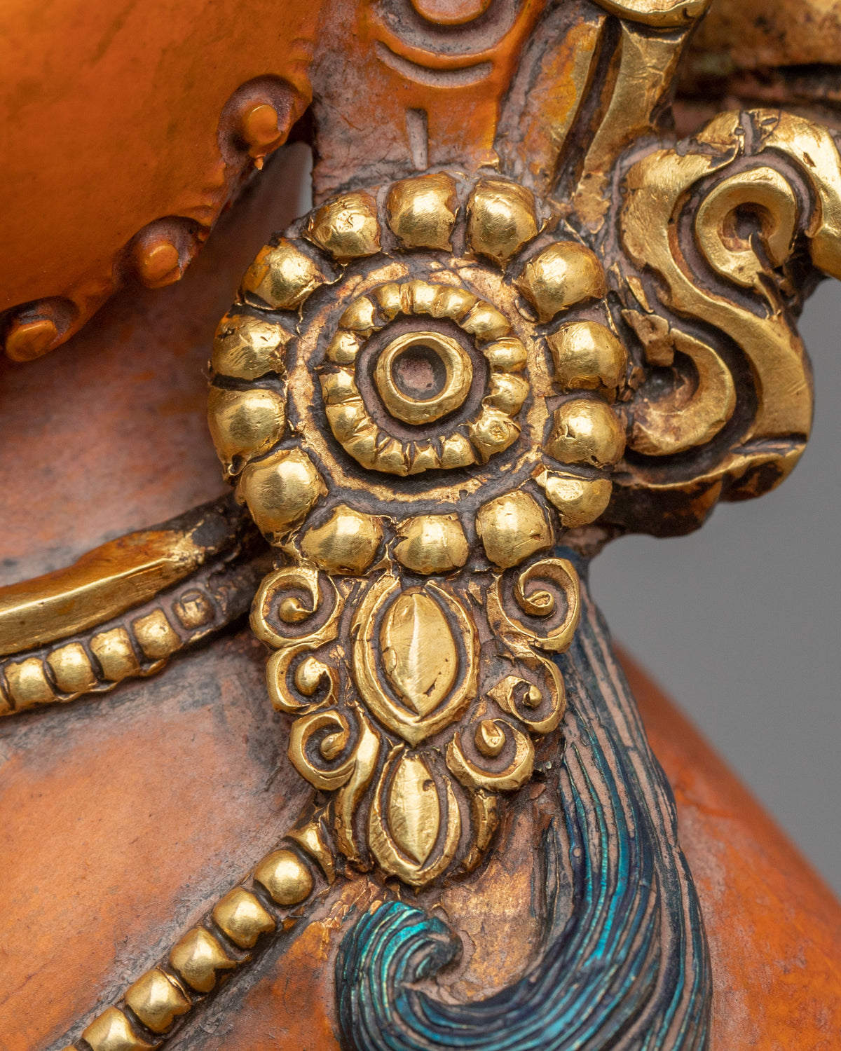 Dzambhala Copper Sculpture | Tibetan Sacred Figurine