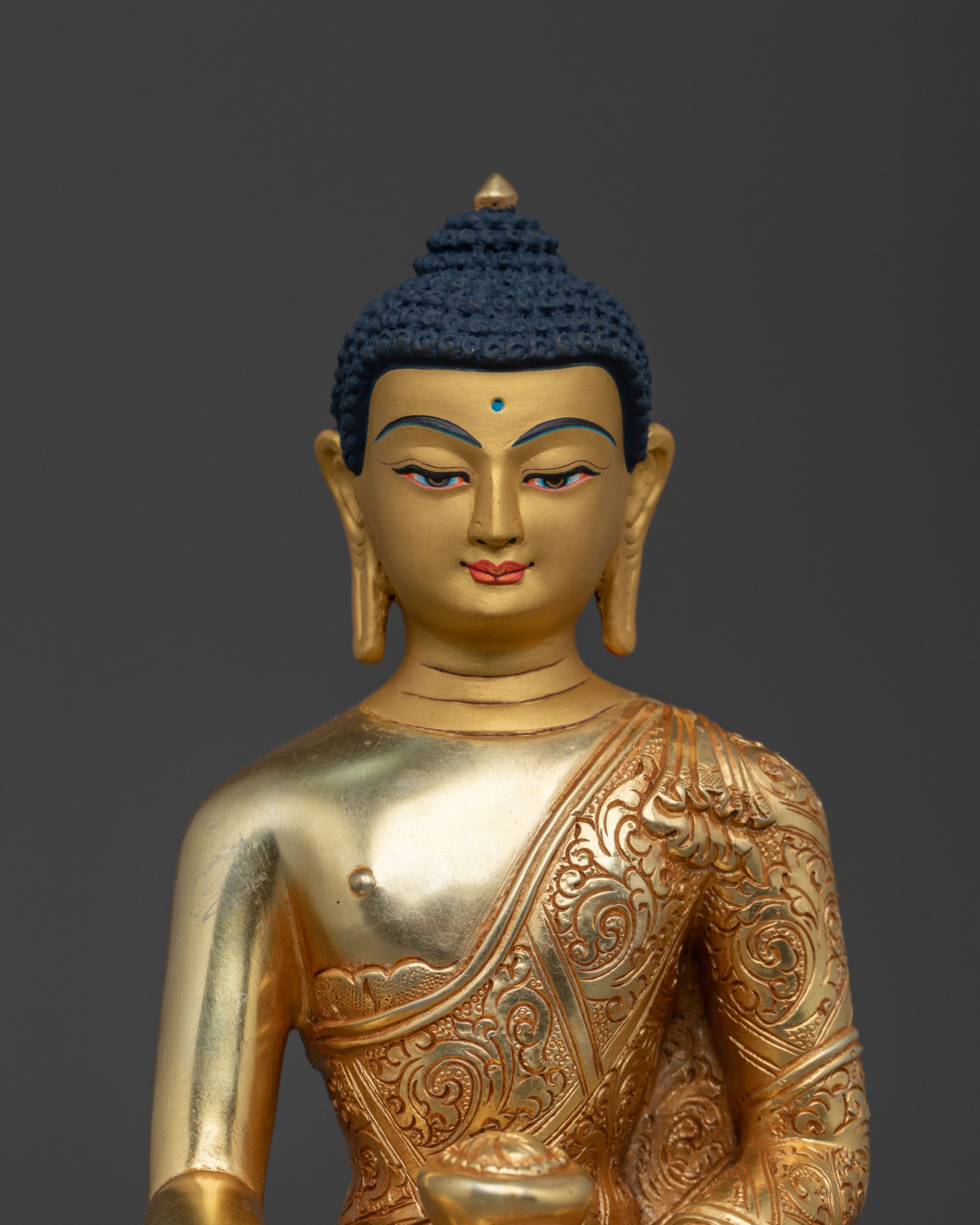Shakyamuni Buddha Sacred Himalayan Statue