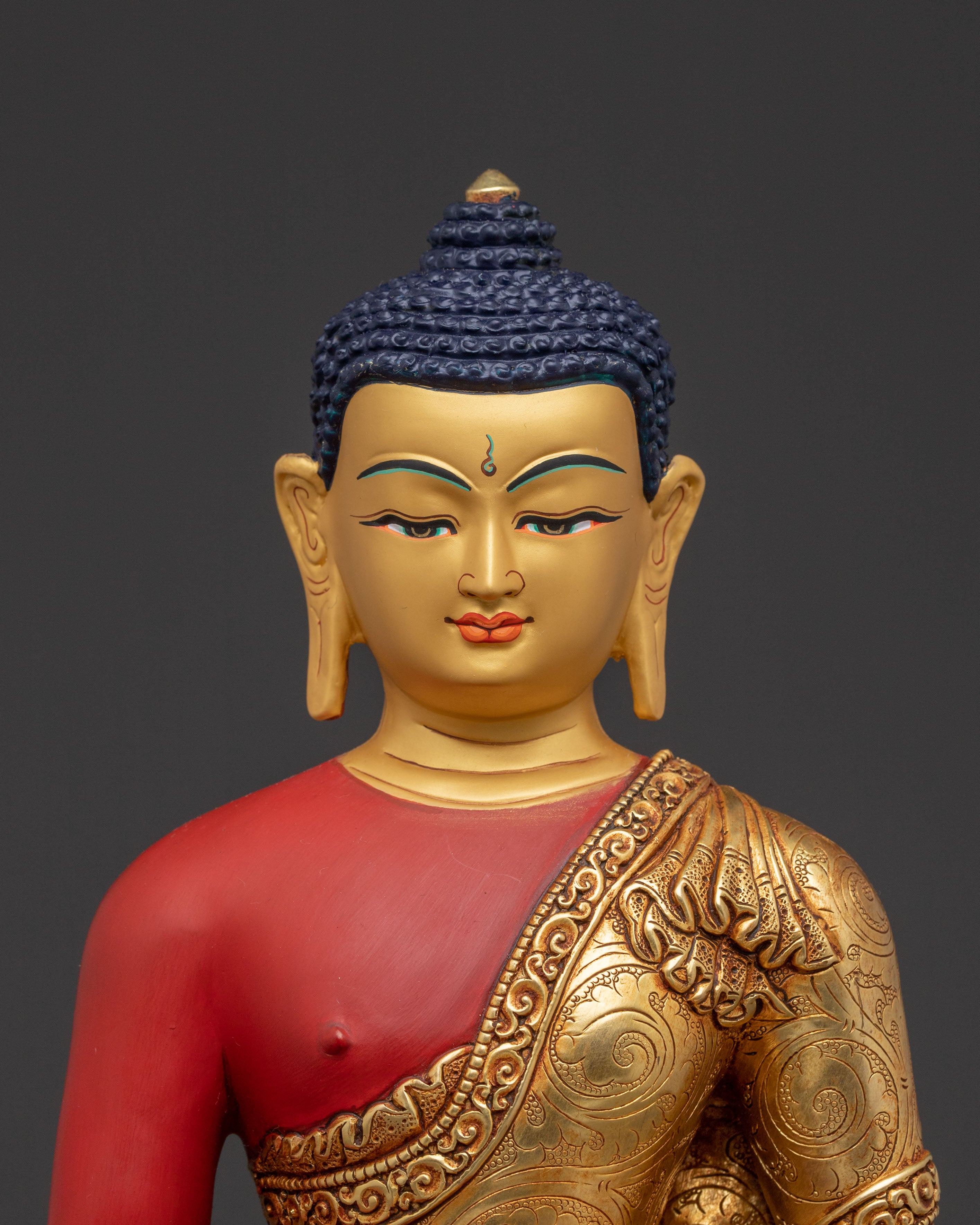 Amitabha Buddha - Radiant Golden Sculpture