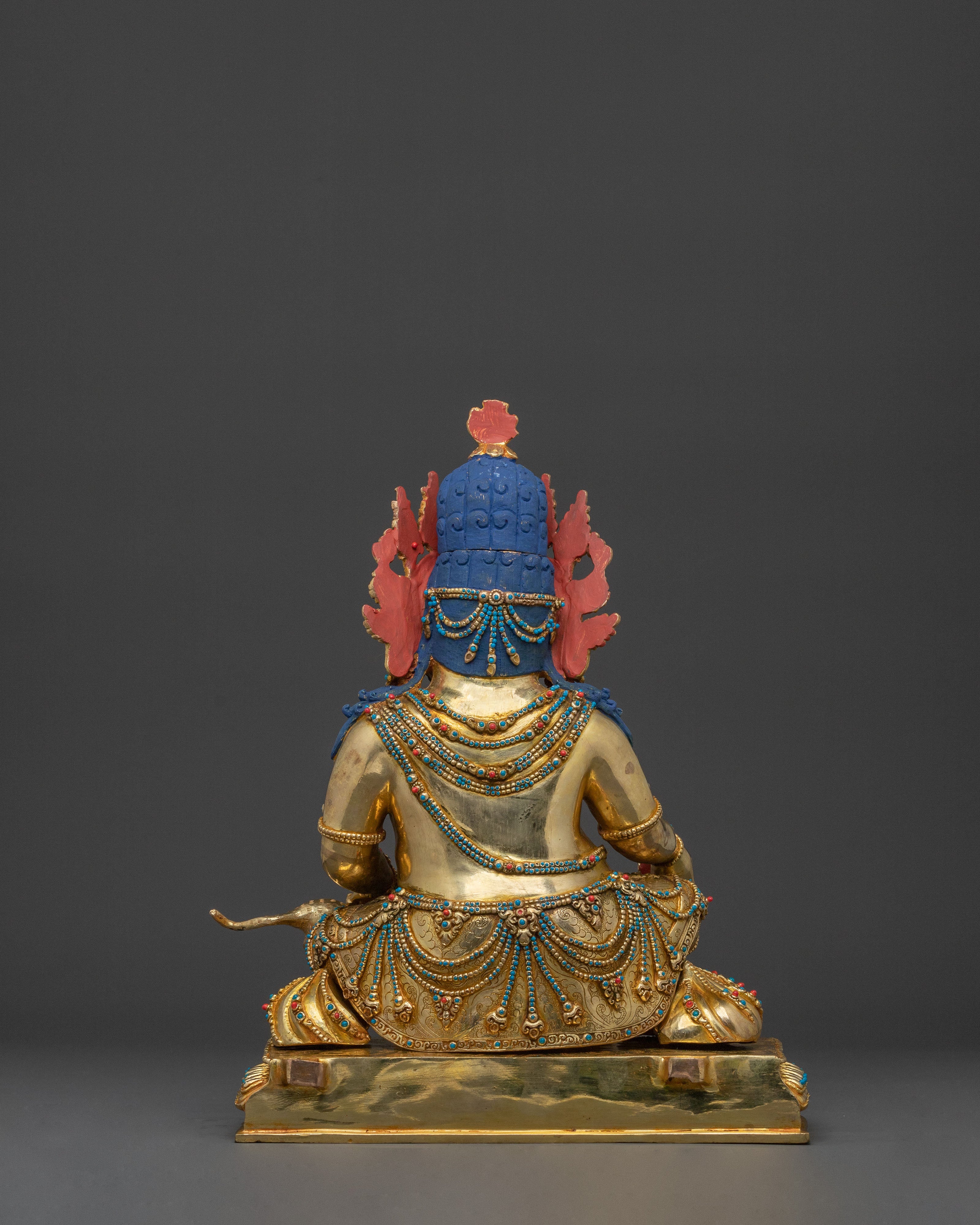 Dzambhala Spiritual Wealth Statue | Buddhist God of Prosperity Sculpture
