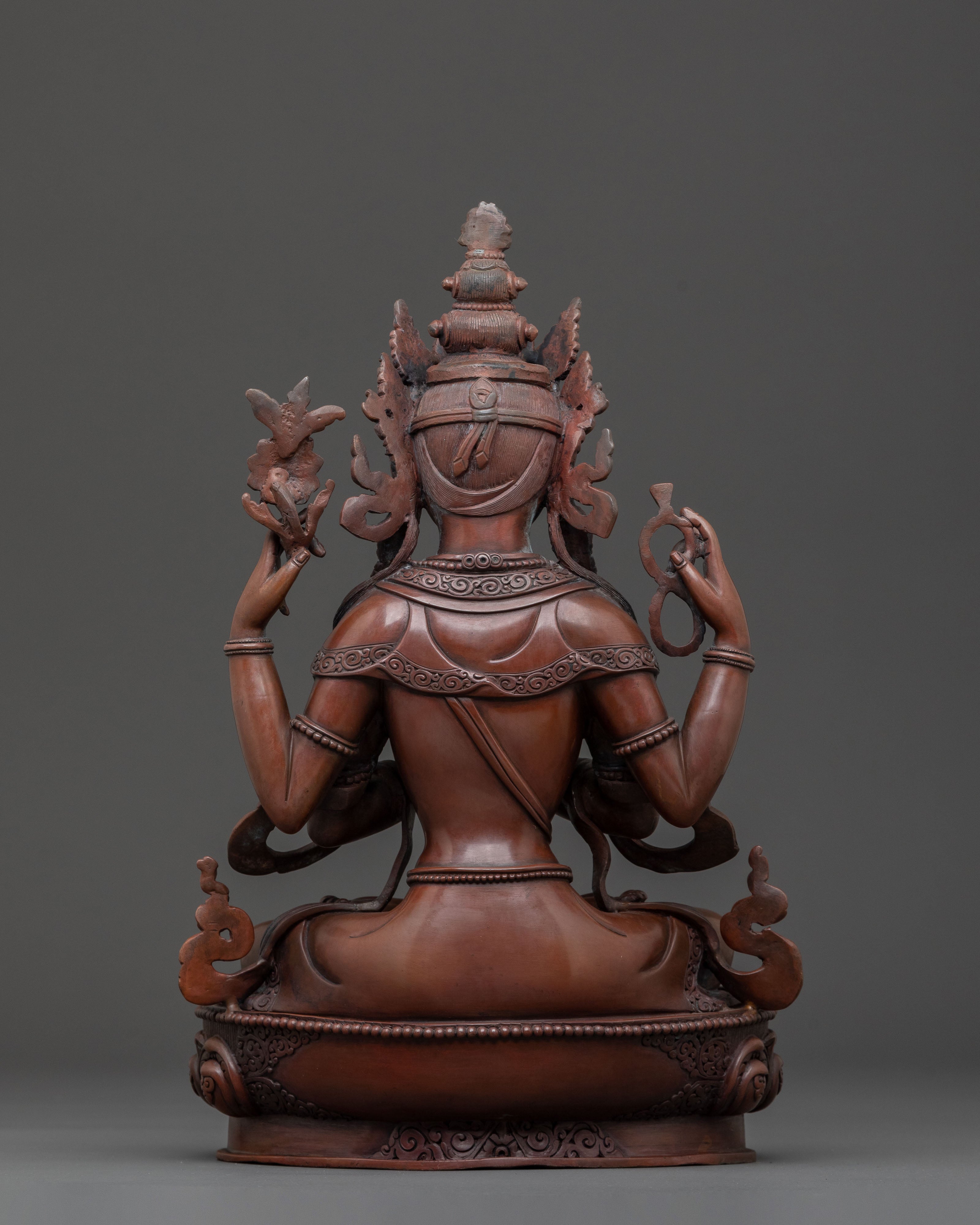 Handcrafted Divine Statue of Chenrezig