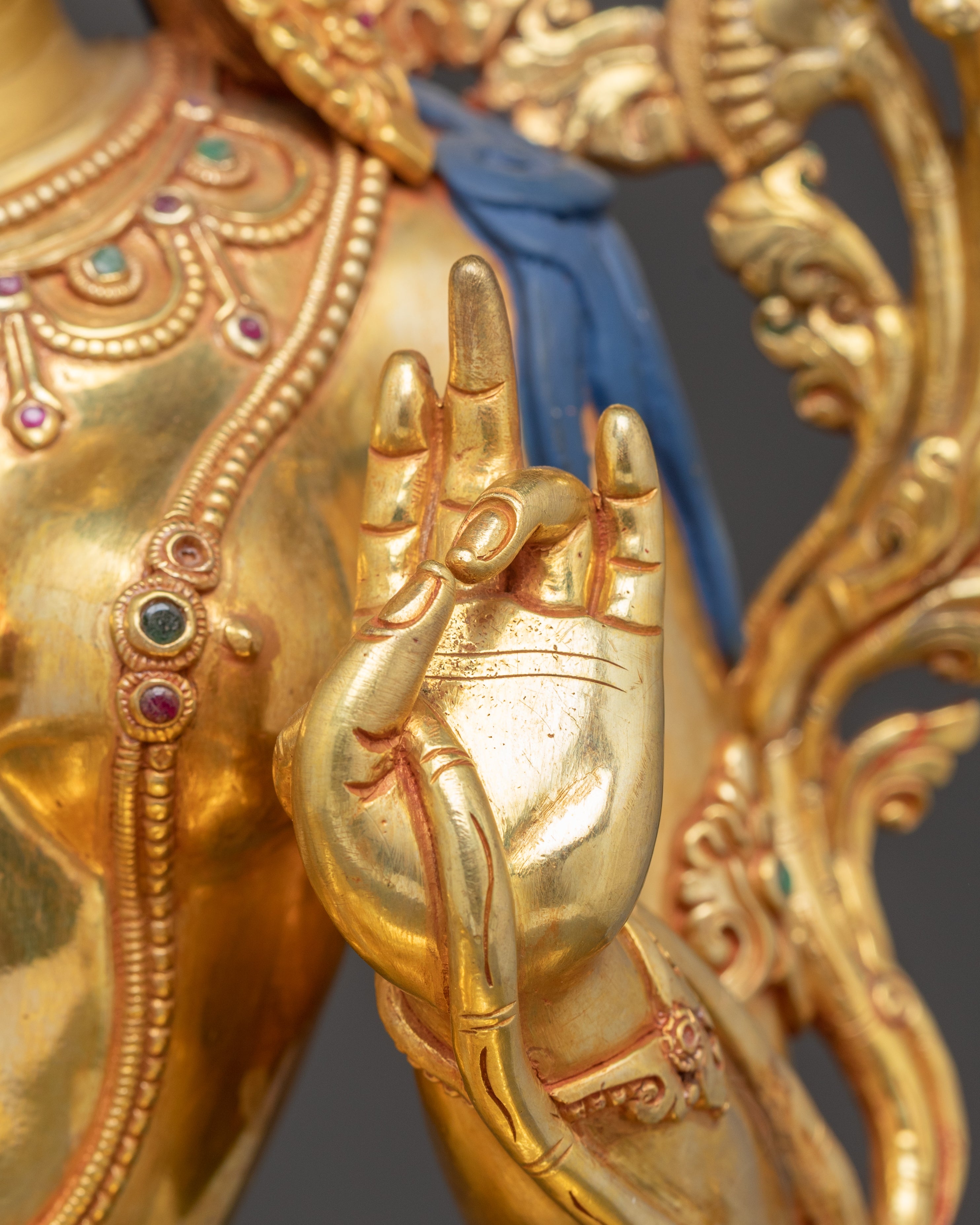 Green Tara Statue: Love and Compassion Deity | Female Bodhisattva