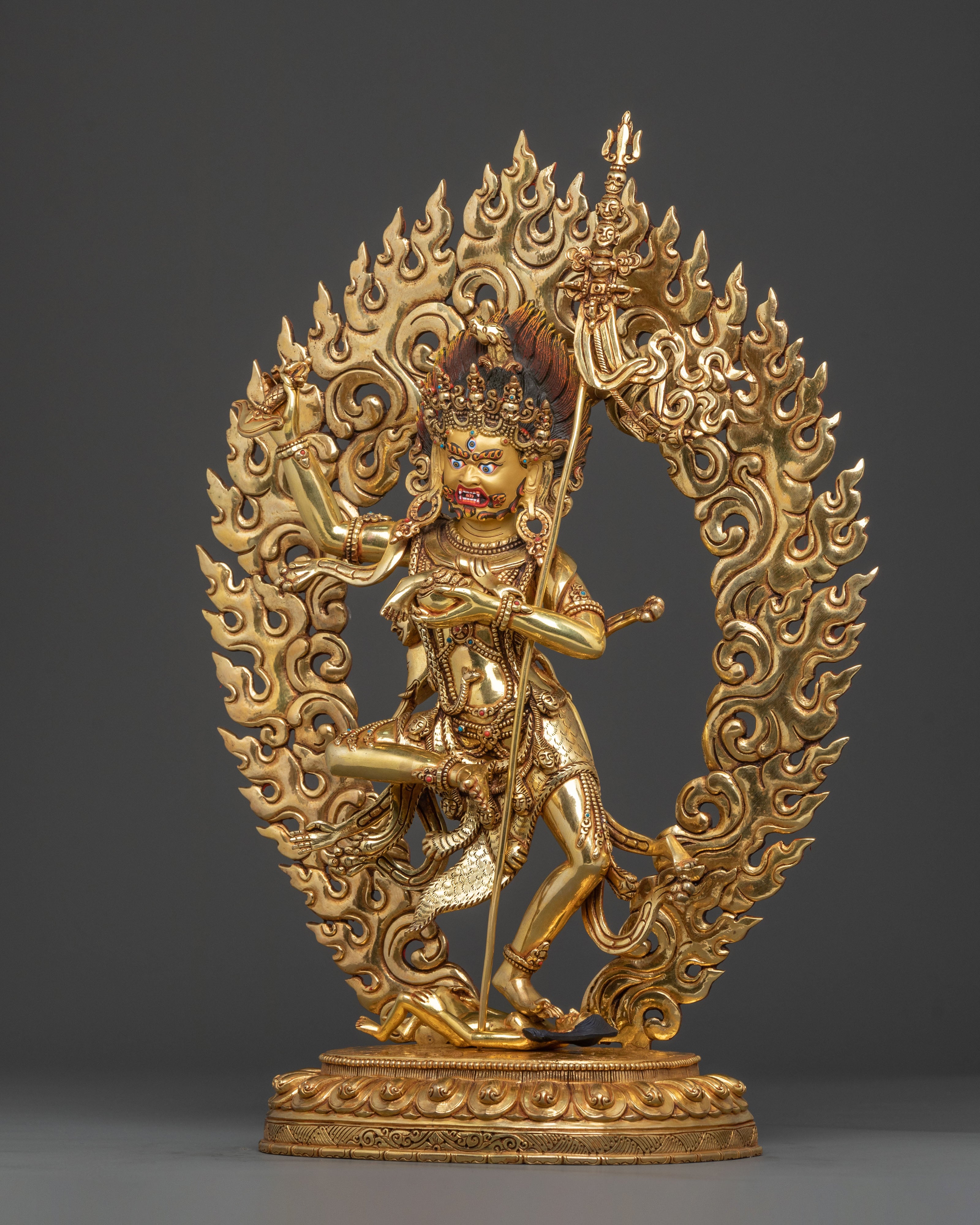 Troma Nagmo Statue: Wrathful Wisdom Goddess of Transformation