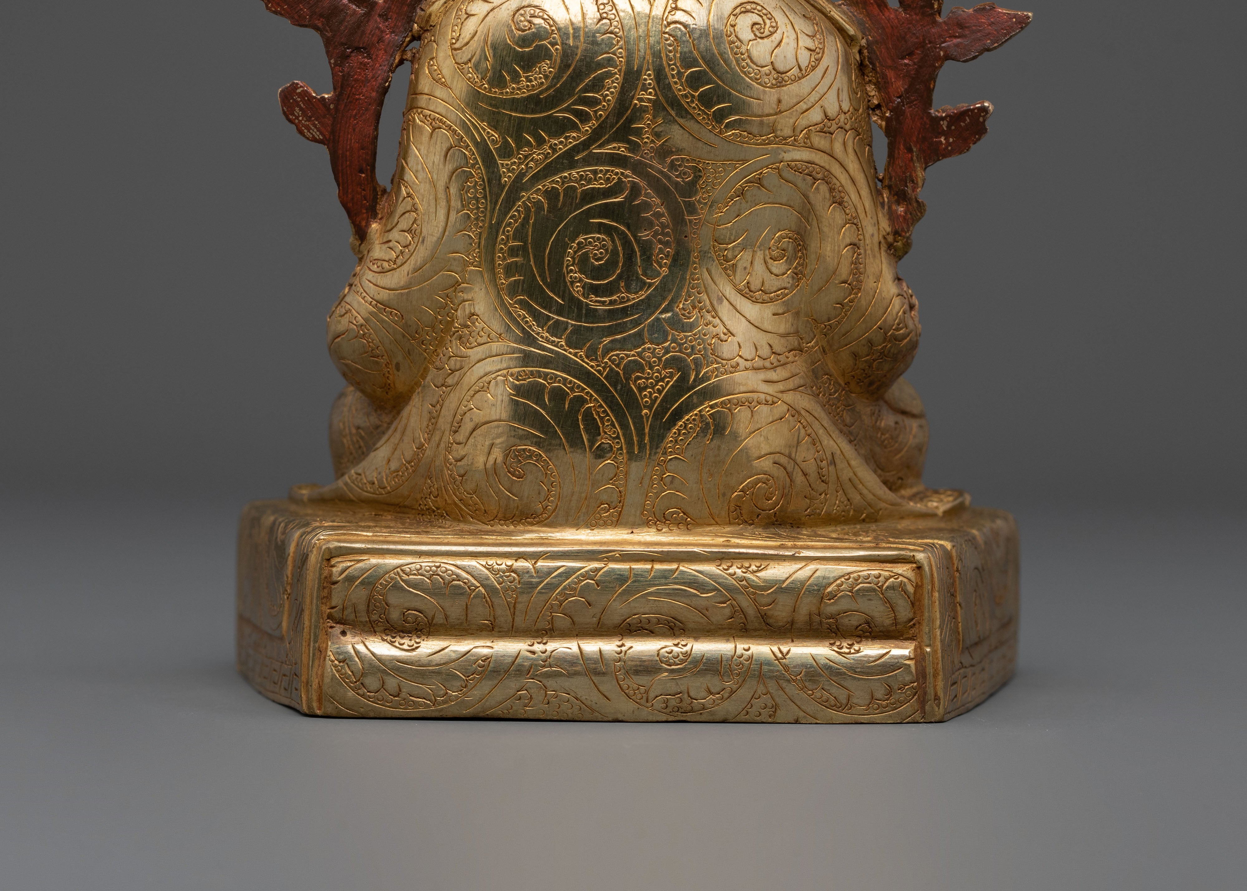 Buddhist Master Tsongkhapa Sacred Statue | Tibetan Buddhist Art (13x17.5 inches)