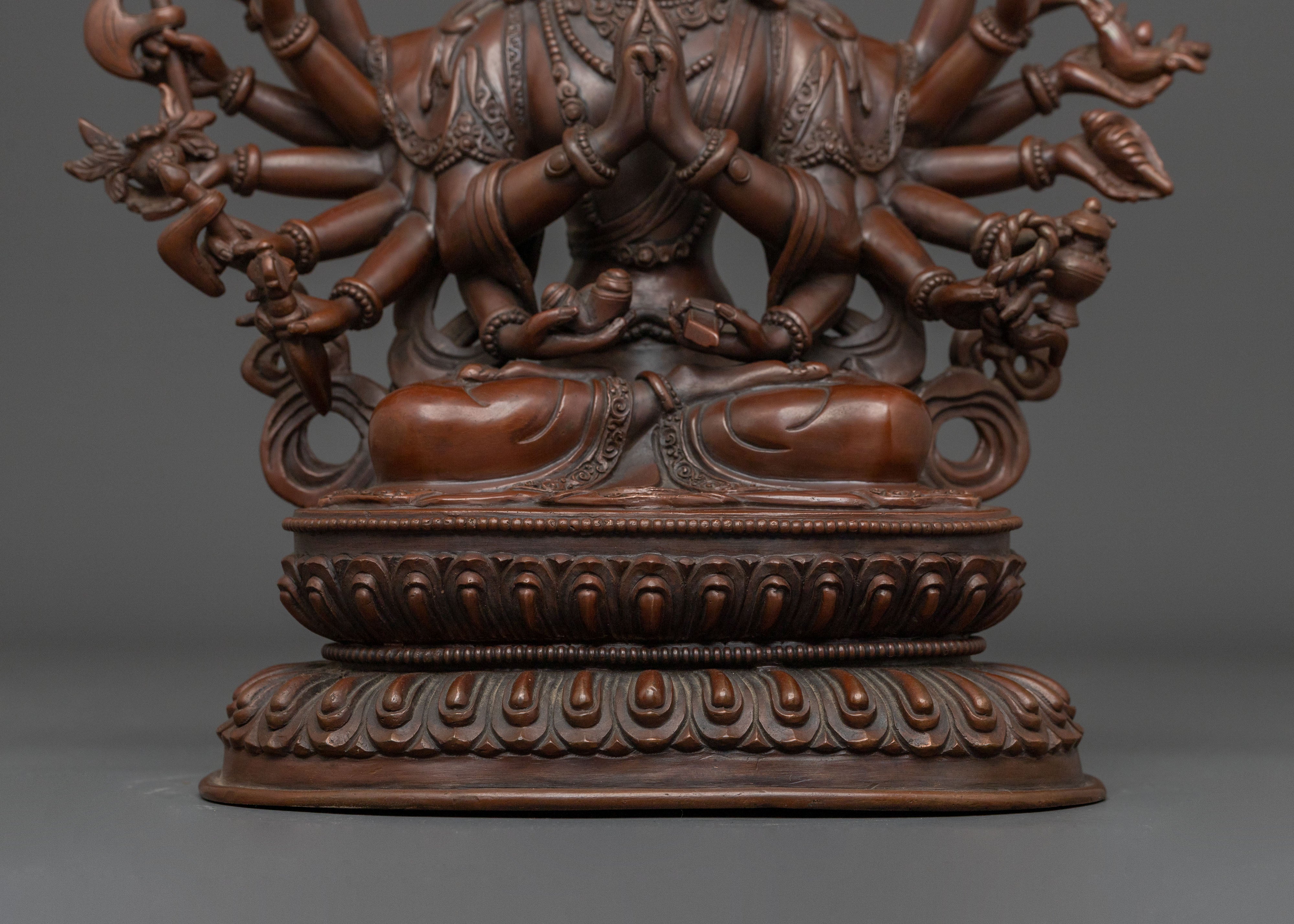 Chundi Oxidized Sculpture | Altar Home Decor