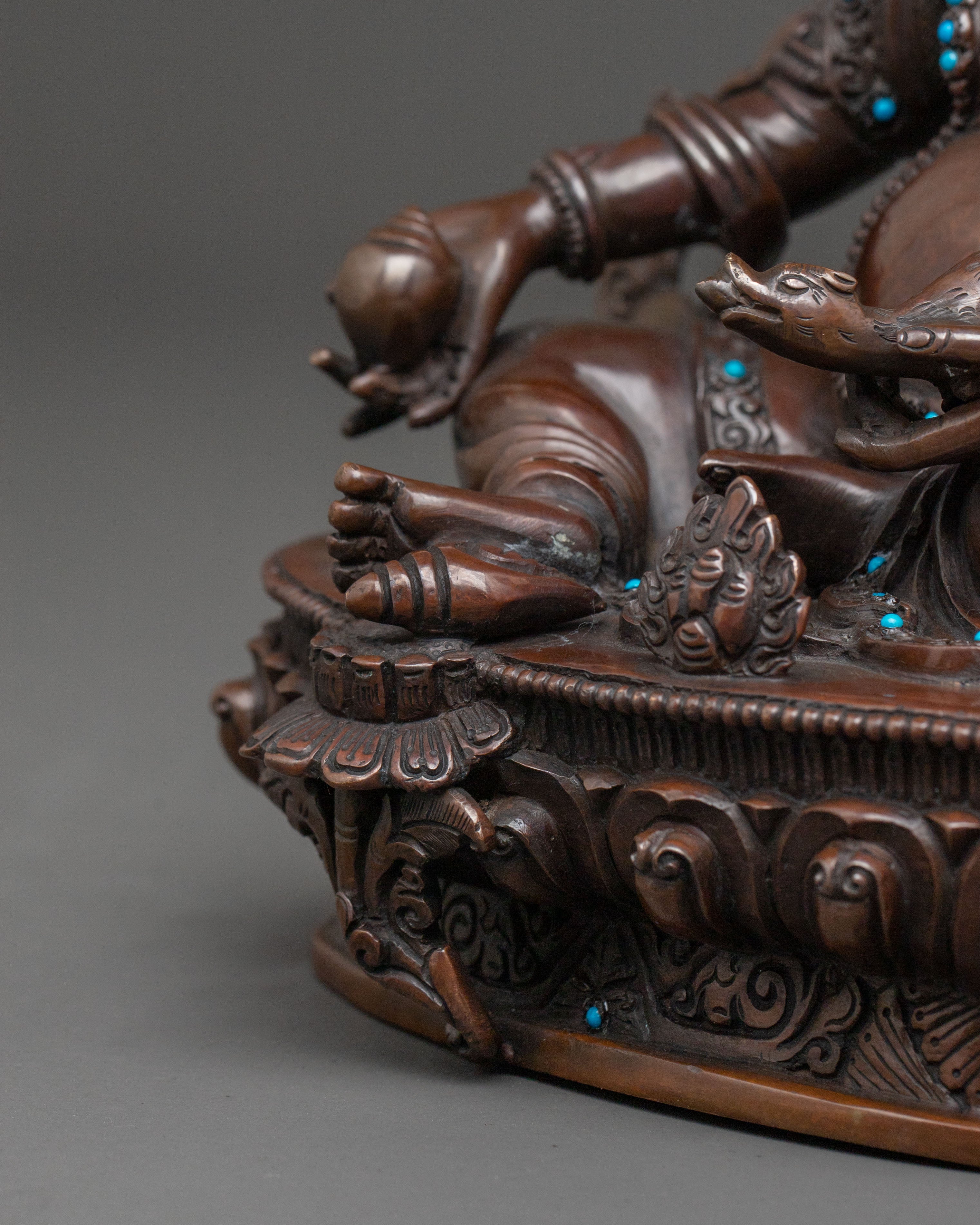 Protector Dzambhala Spiritual Statue for Prosperity