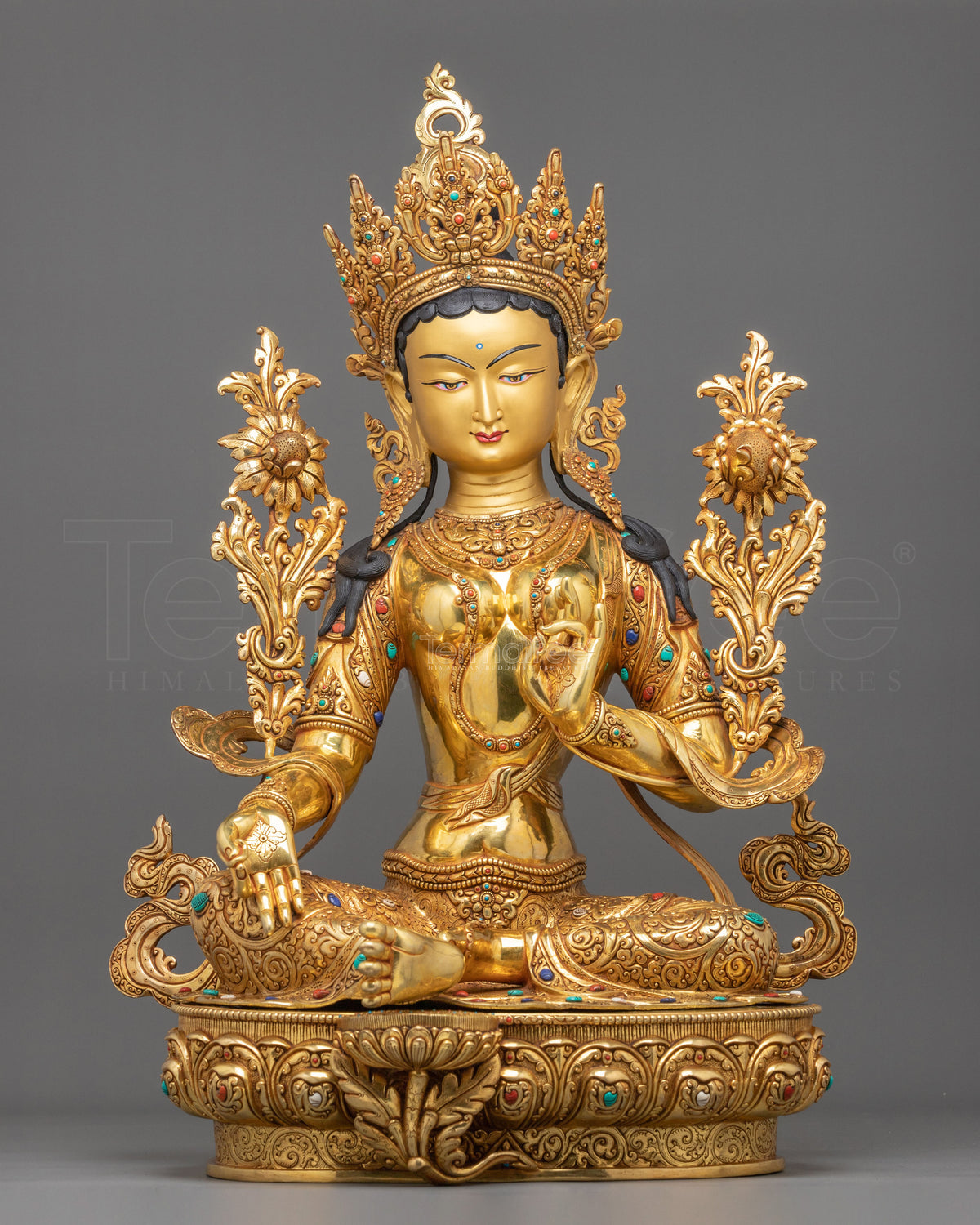 Green Tara Statue