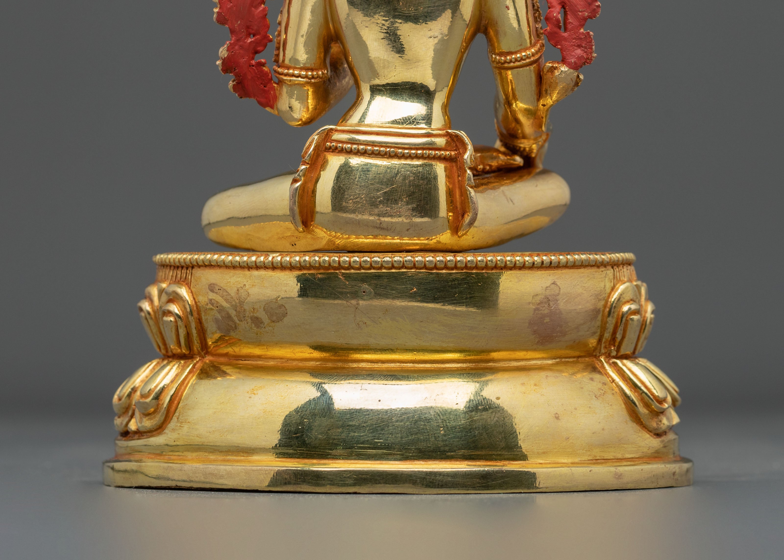 Green Tara Figurine with Acrylic Painting | Home Decor