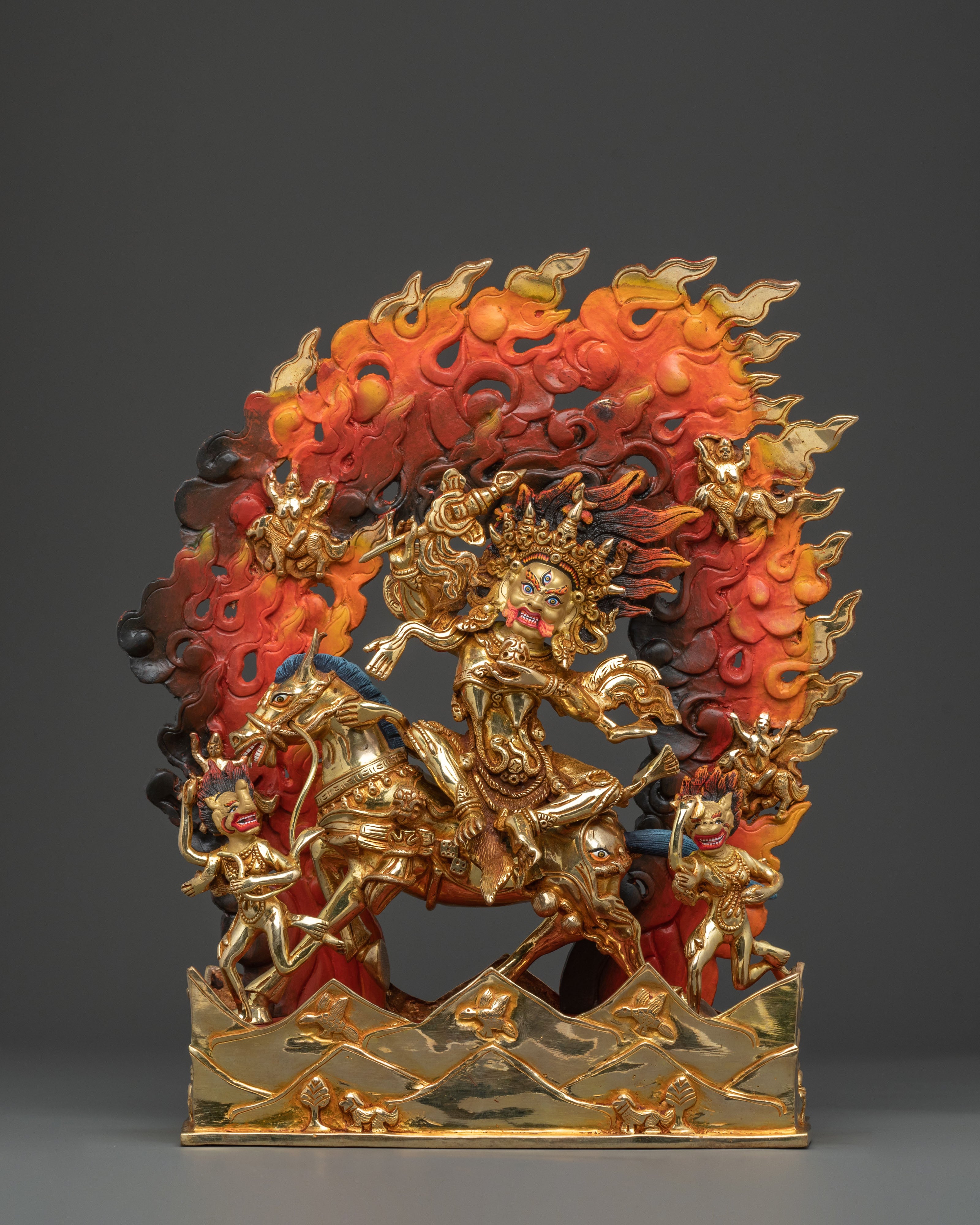 Palden Lhamo Sacred Sculpture | | Fierce Protector Goddess of Tibetan Buddhism