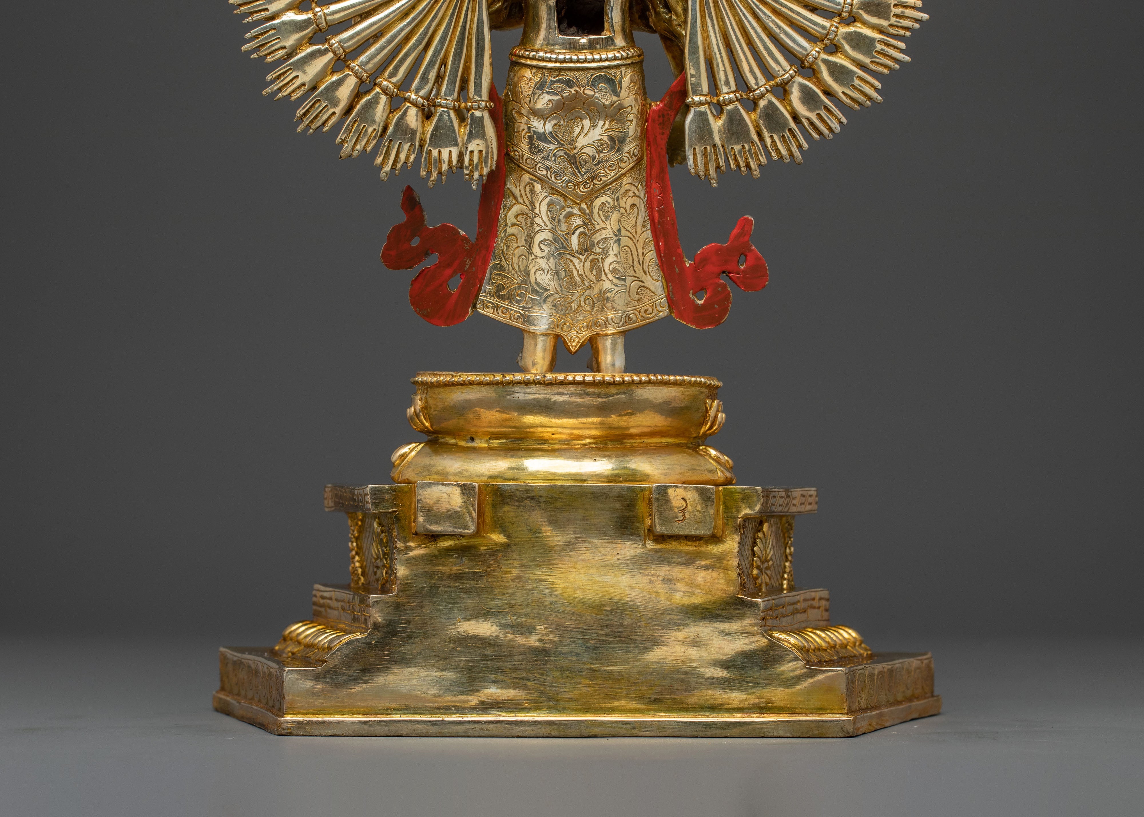 Nepalese 1000 Armed Chenrezig Statue | Tibetan Bodhisattva of Compassion