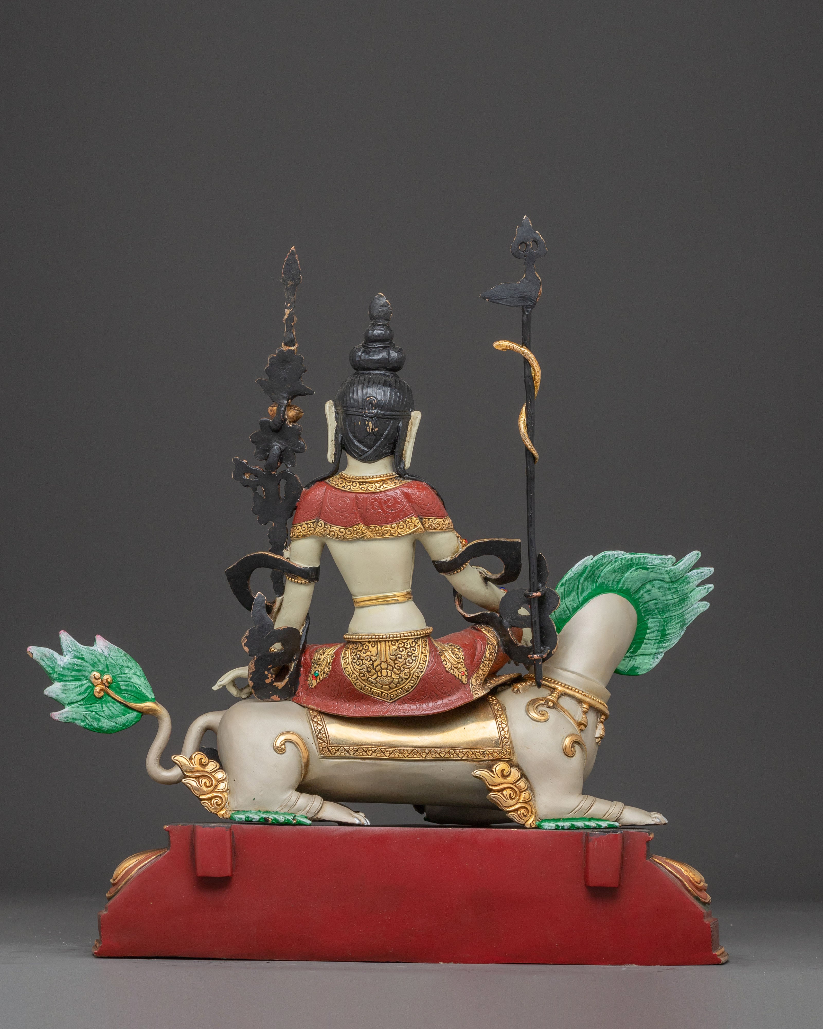 Spiritual Statue of Simhanada Manjushri | Embodiment of Wisdom