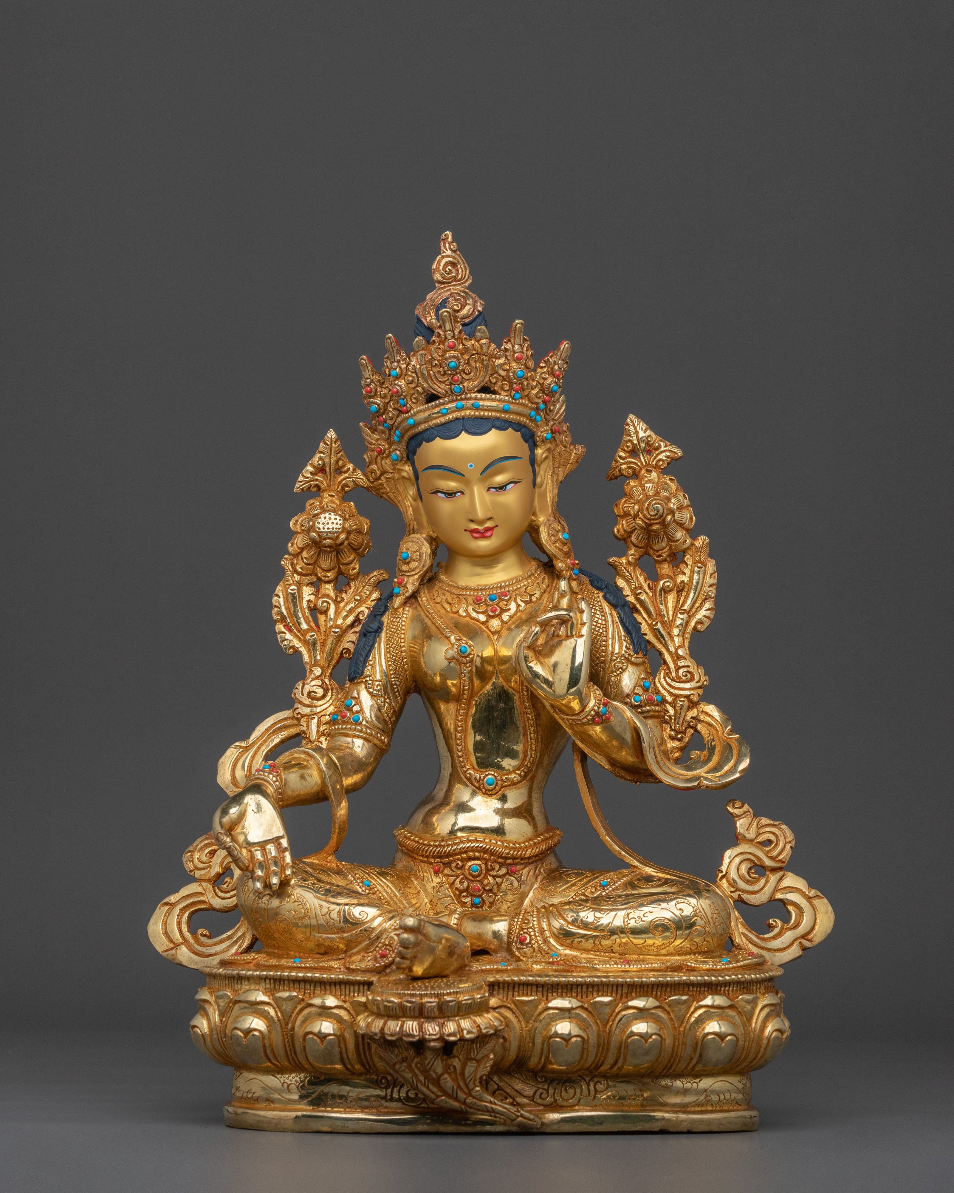 Green Tara Statue