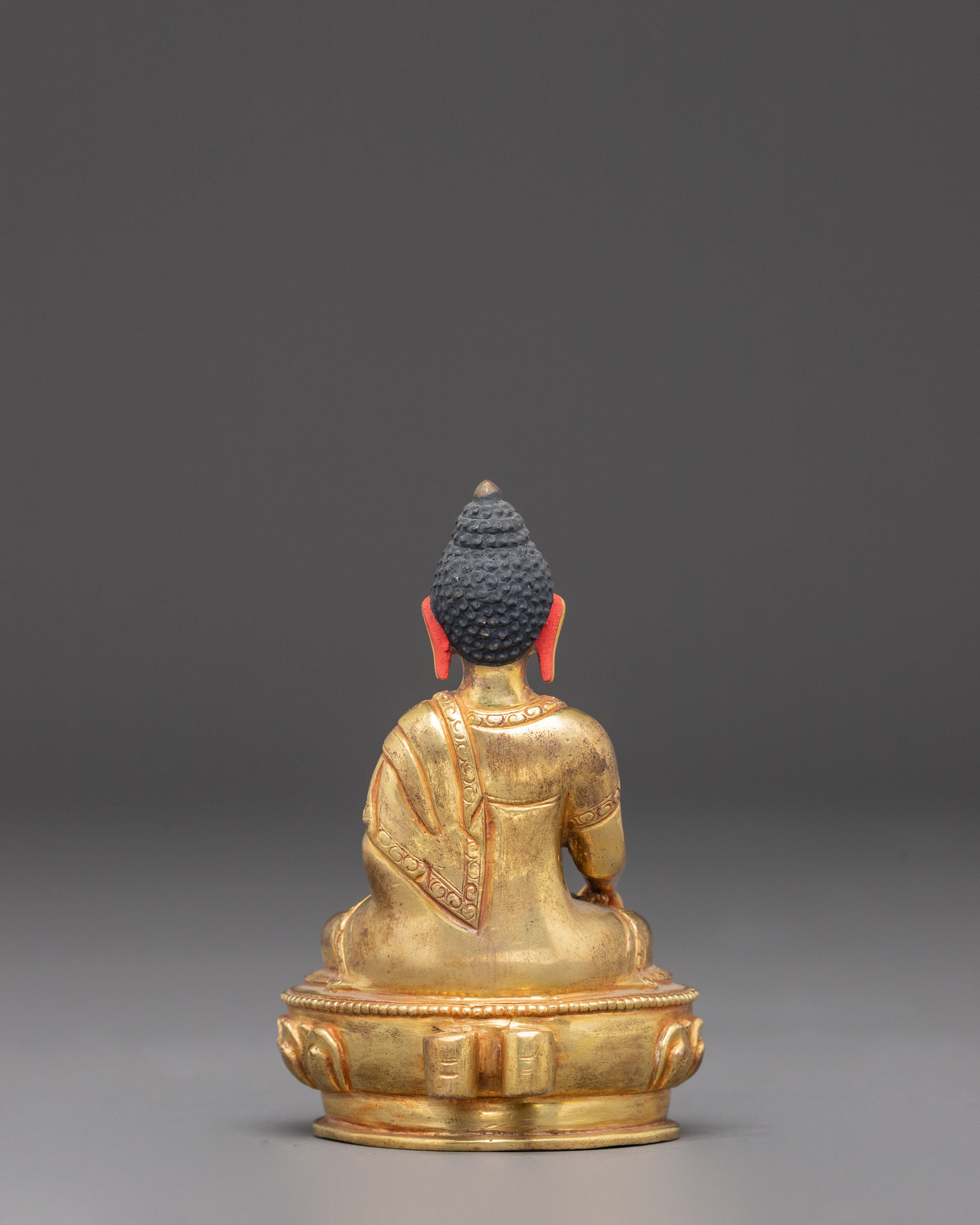 Handcrafted Golden Shakyamuni Buddha Statue | Meditation Decor