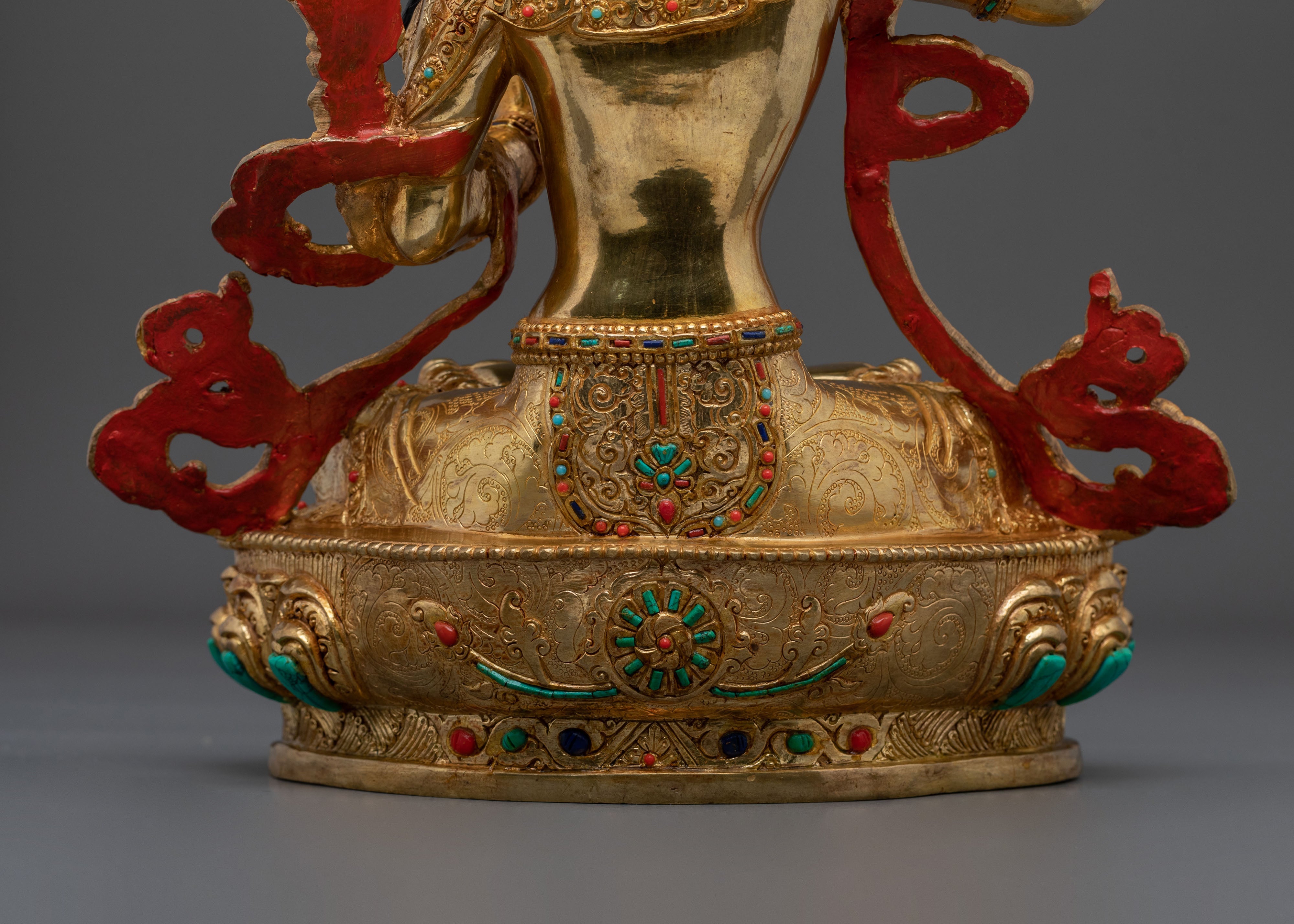 Manjushri Statue: Lotus of Wisdom