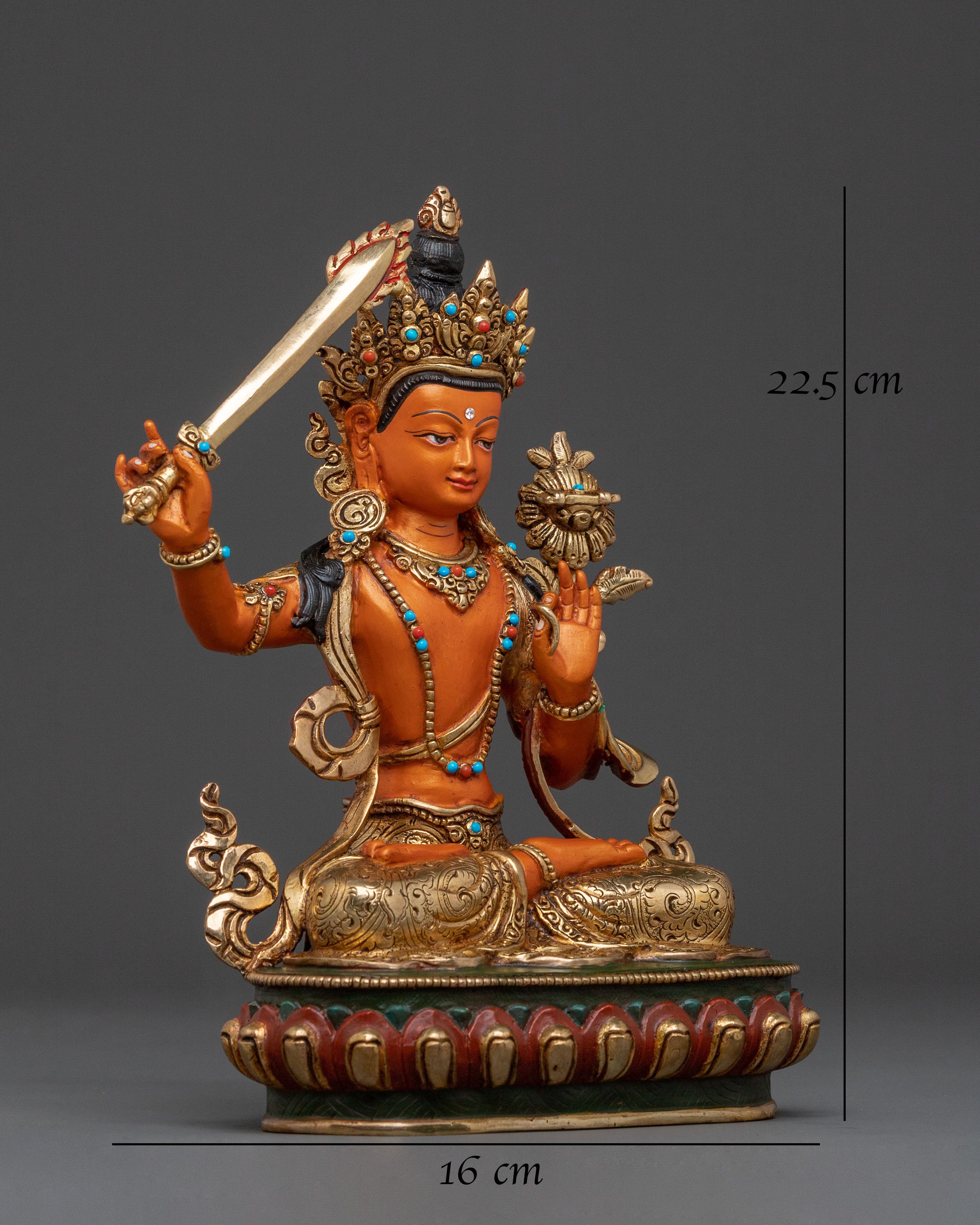 Manjushri Statue: Symbol of Wisdom & Enlightenment