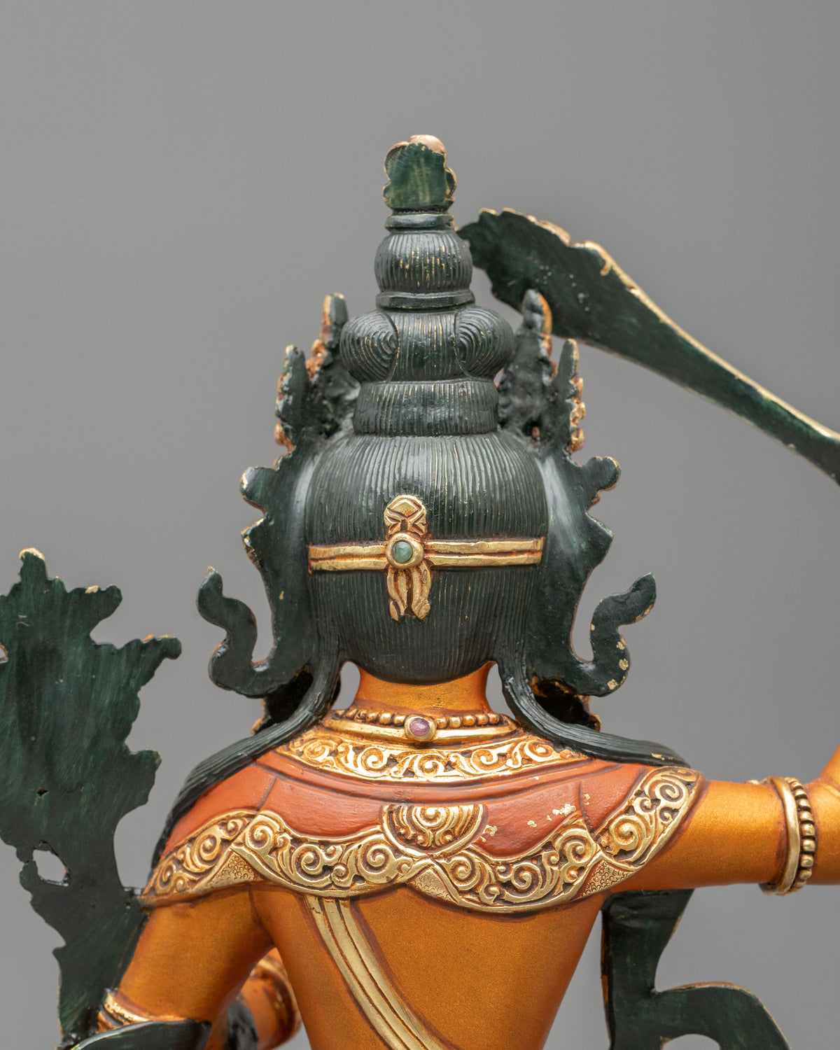 Manjushri Copper Figurine | Made in Nepal